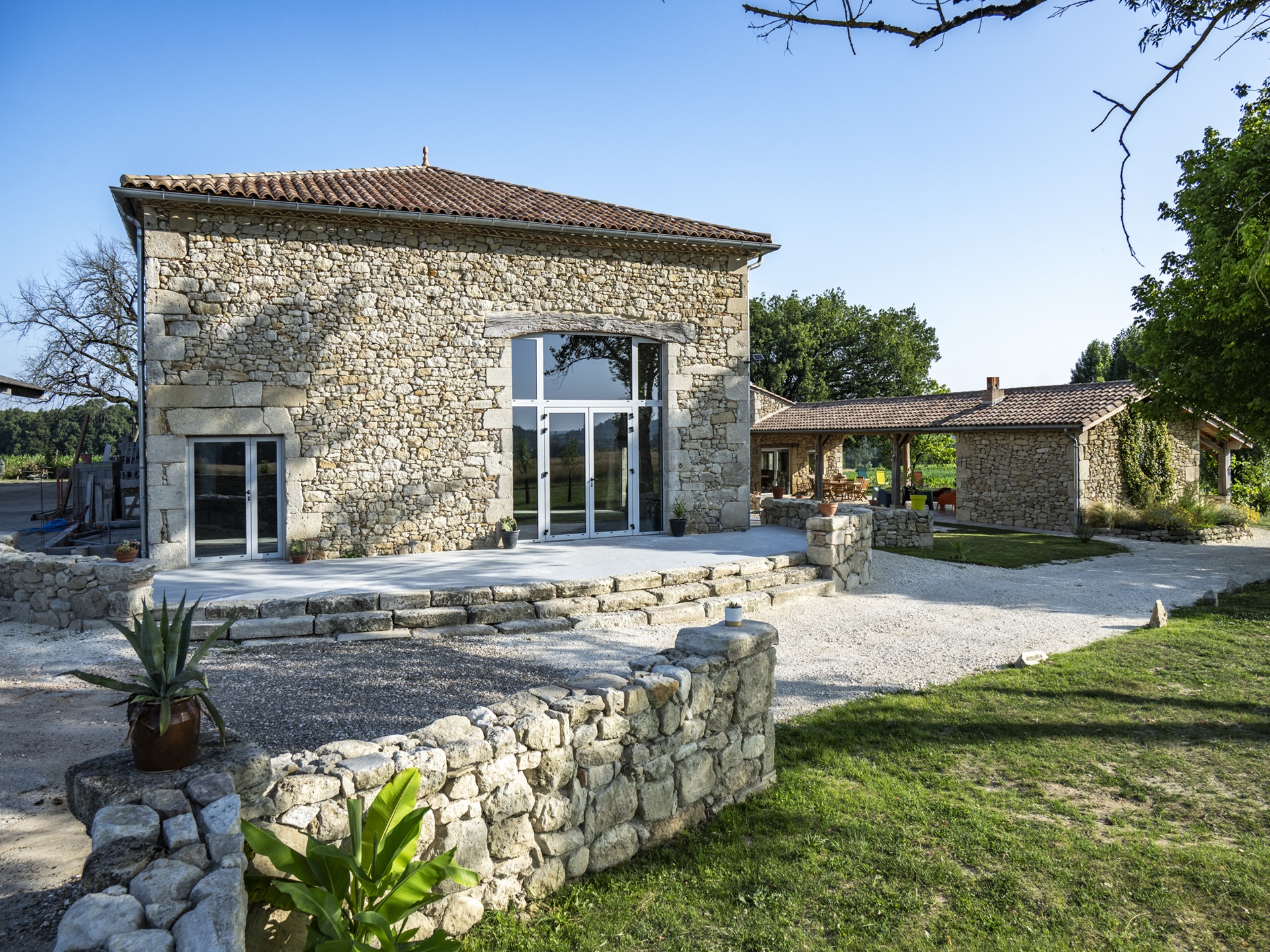 Salle de réception du Gite du taureau