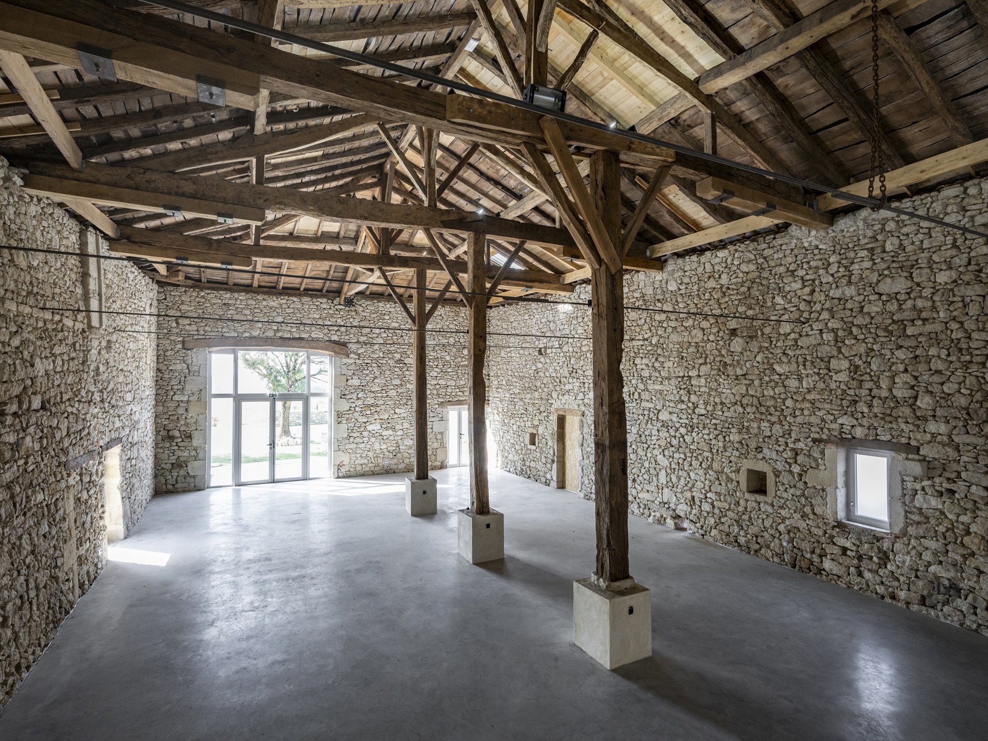 Salle de réception du Gite du taureau