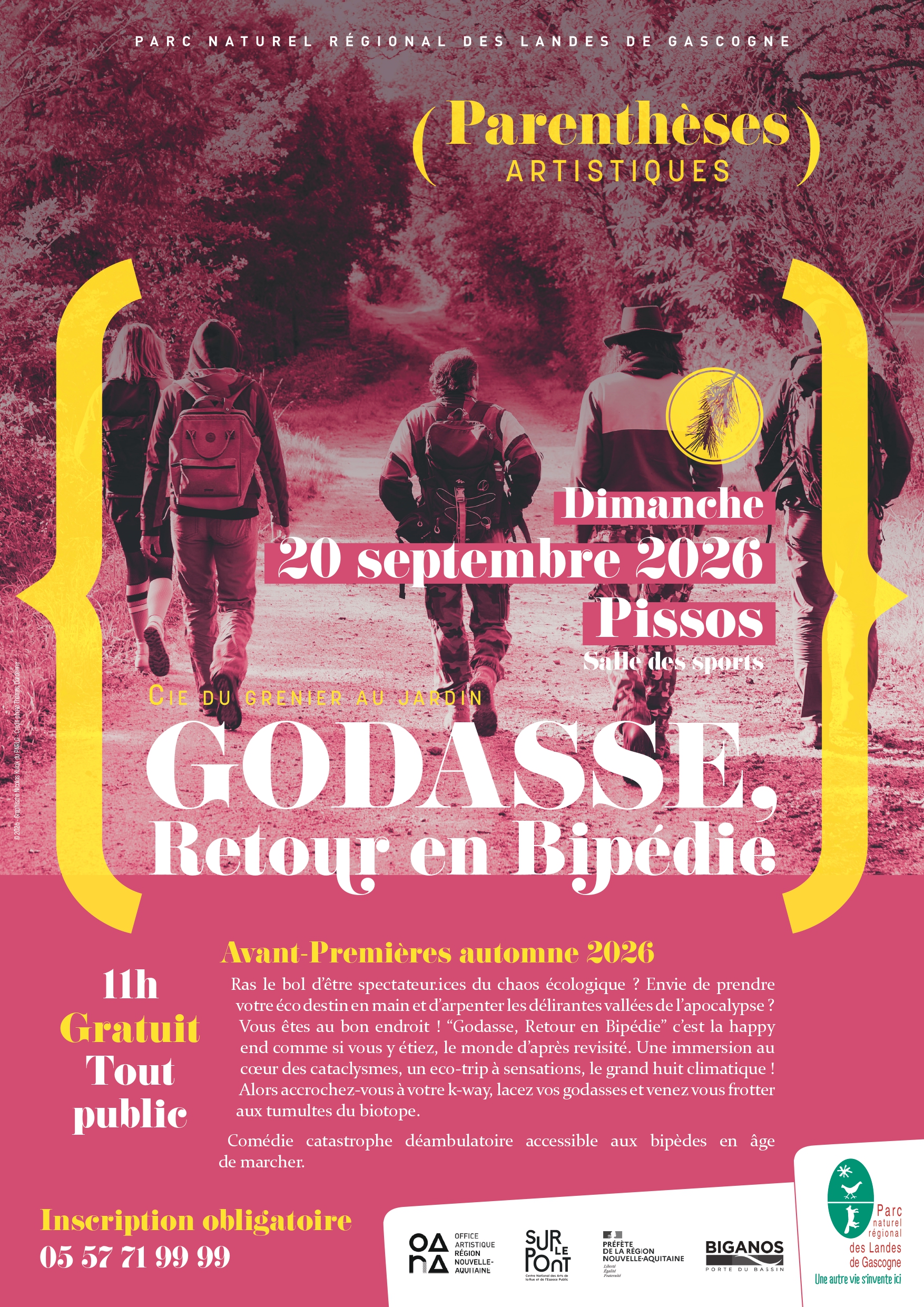 Randonnée Artistique "GODASSE" RETOUR EN BIBÉDIE CIE DU GRENIER AU JARDIN