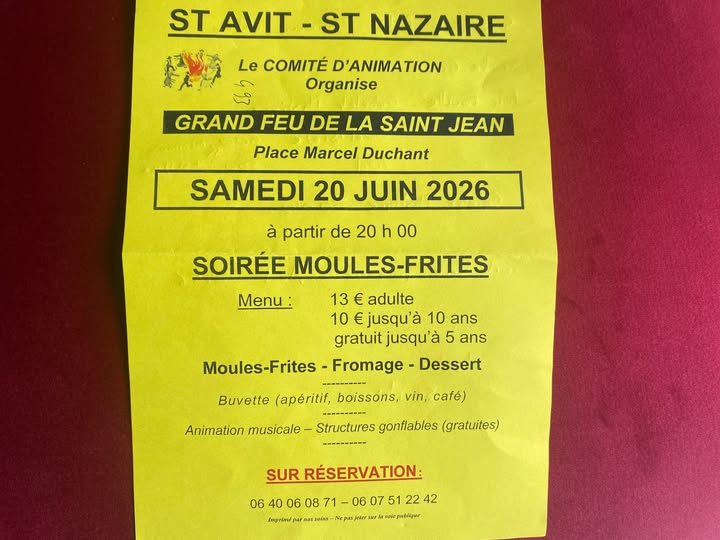 Feu de la Saint Jean, Saint-Avit-Saint-Nazaire - photo 2