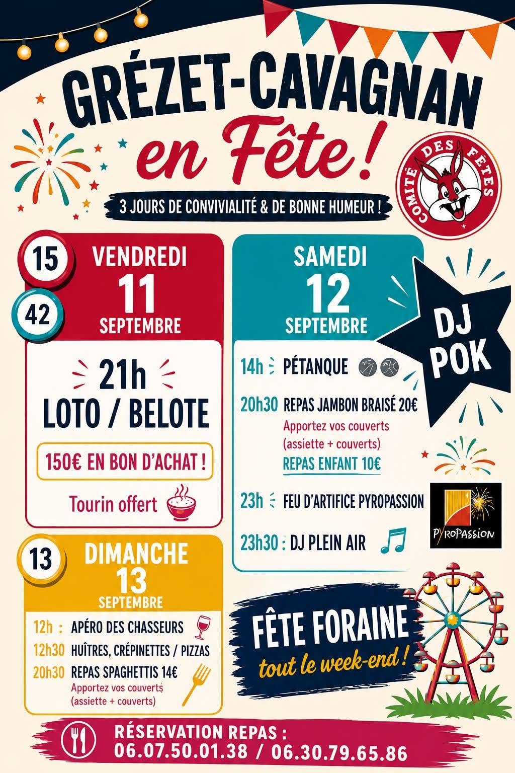 Grezet-cavagnan en fête