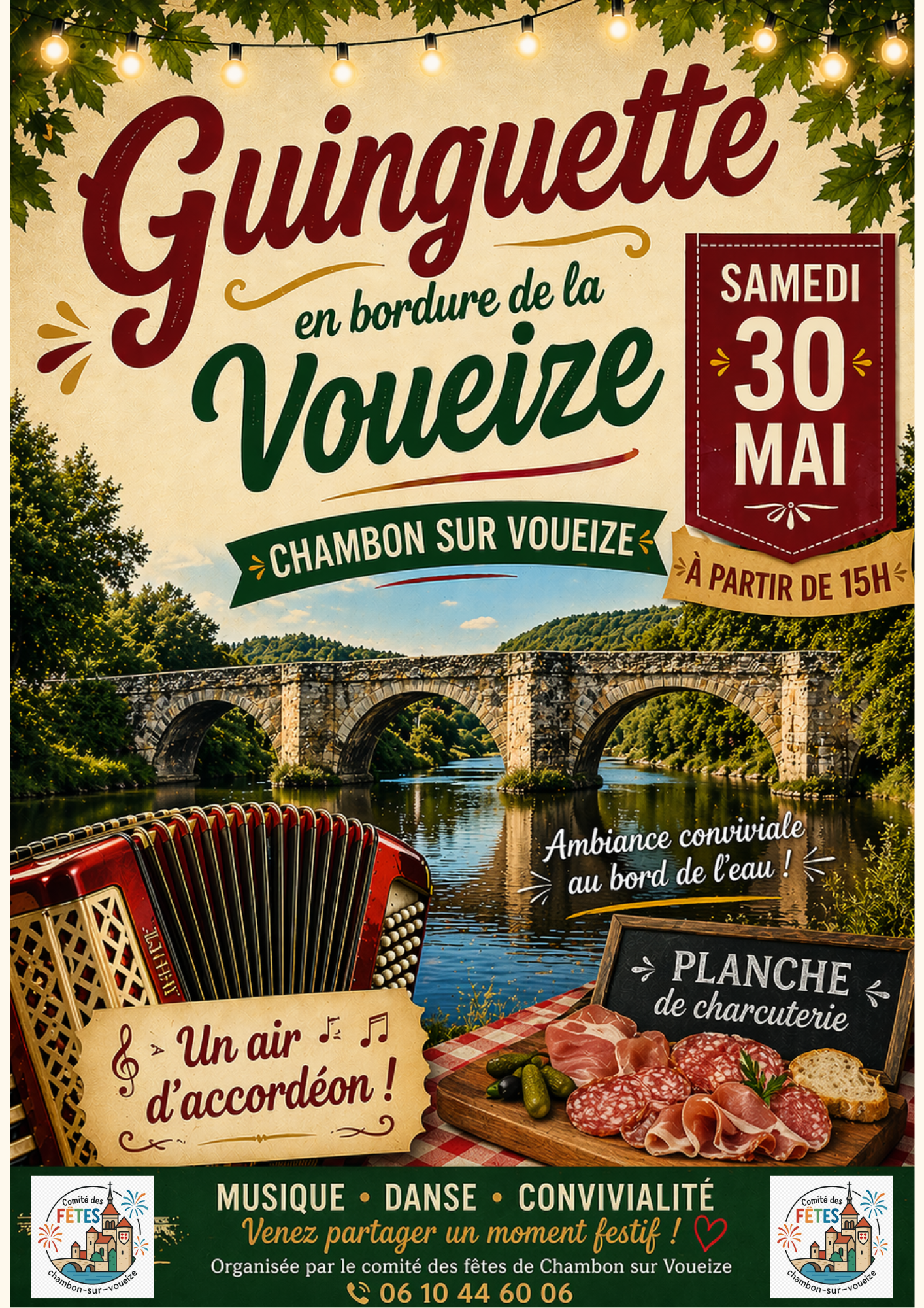 Guinguette en bordure de la Voueize — visuel événement