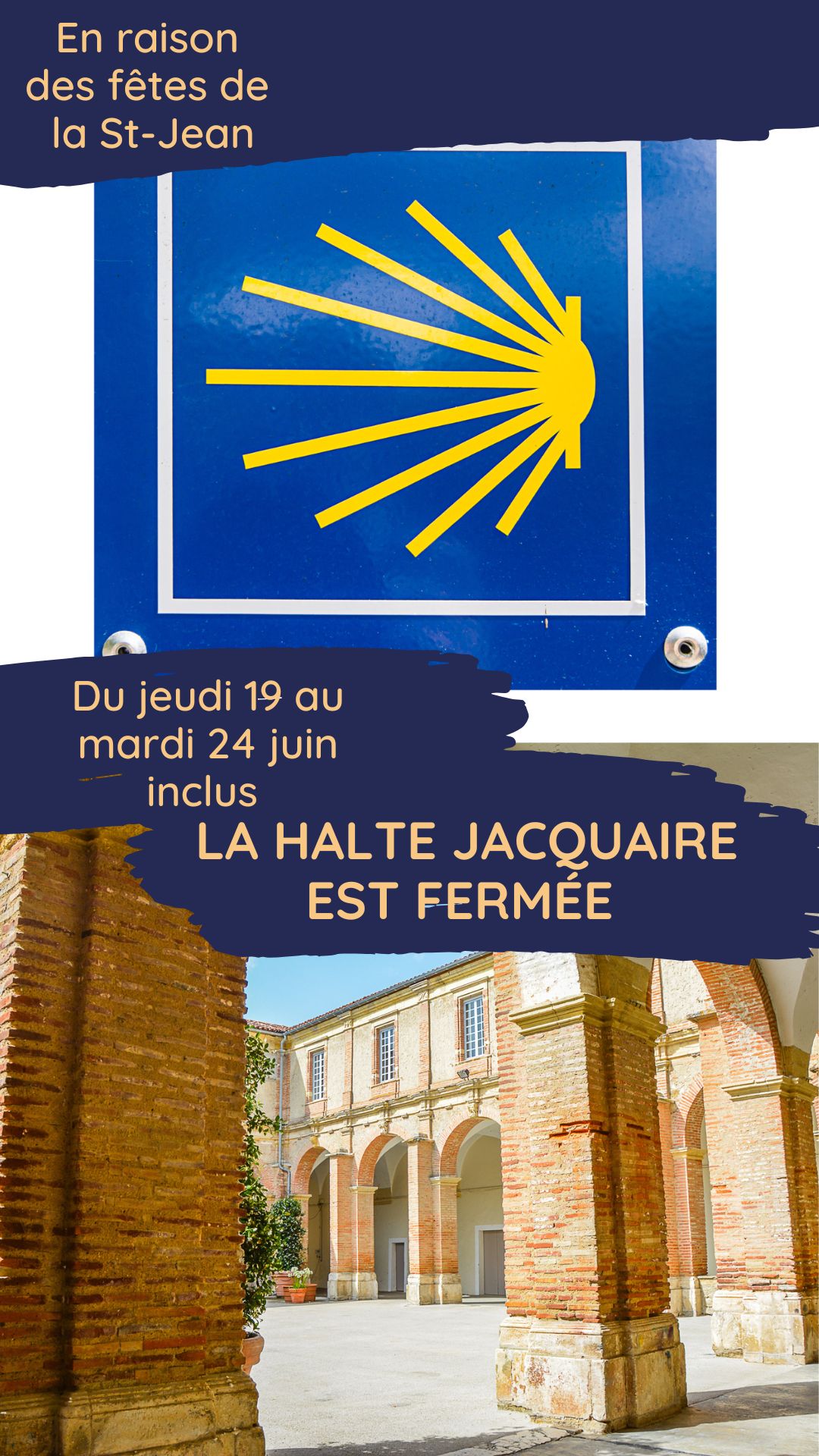 Halte jacquaire, Saint-Sever