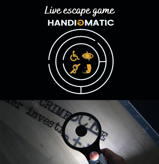 Live escape game Handigmatic (jeu d'énigmes grandeur nature autour du handicap)