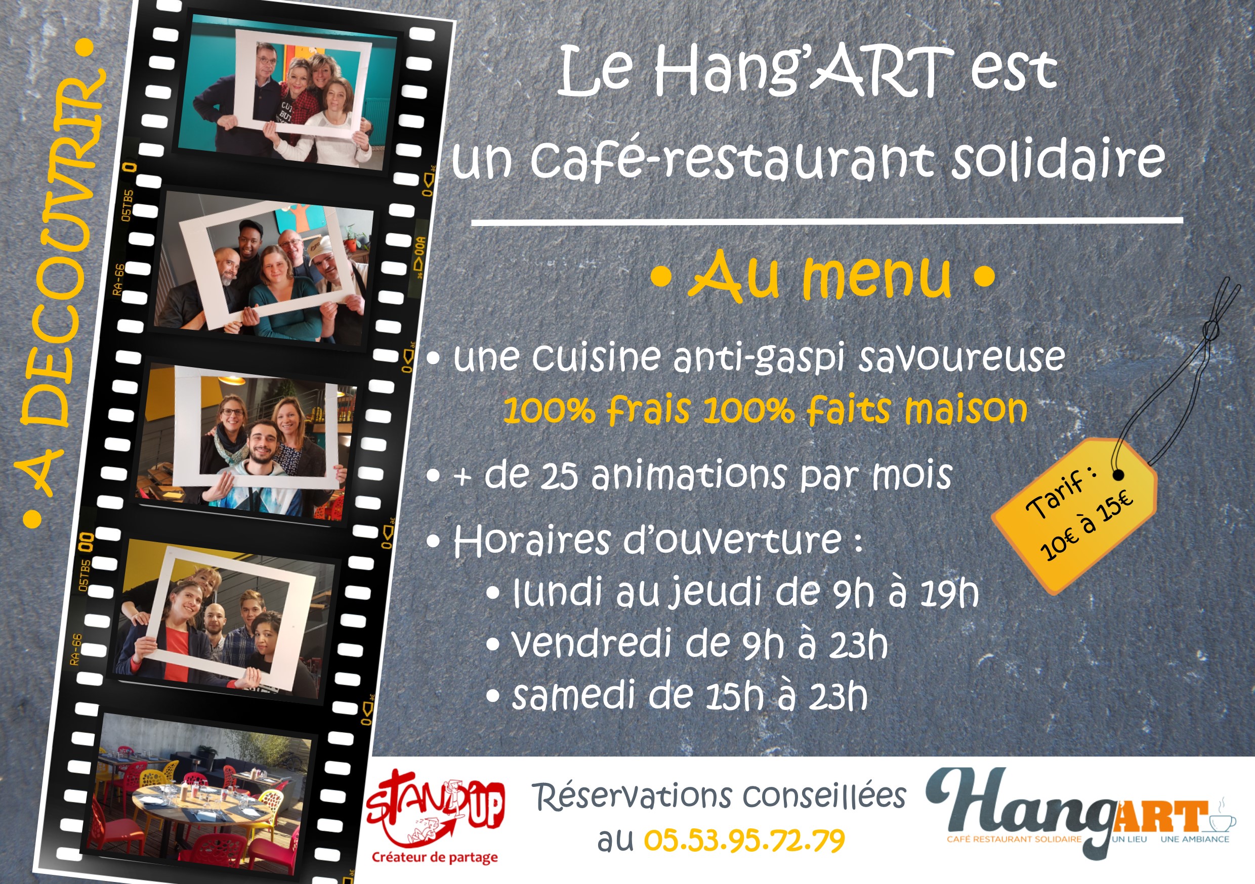 Le Hang'Art : restaurant solidaire et coopératif