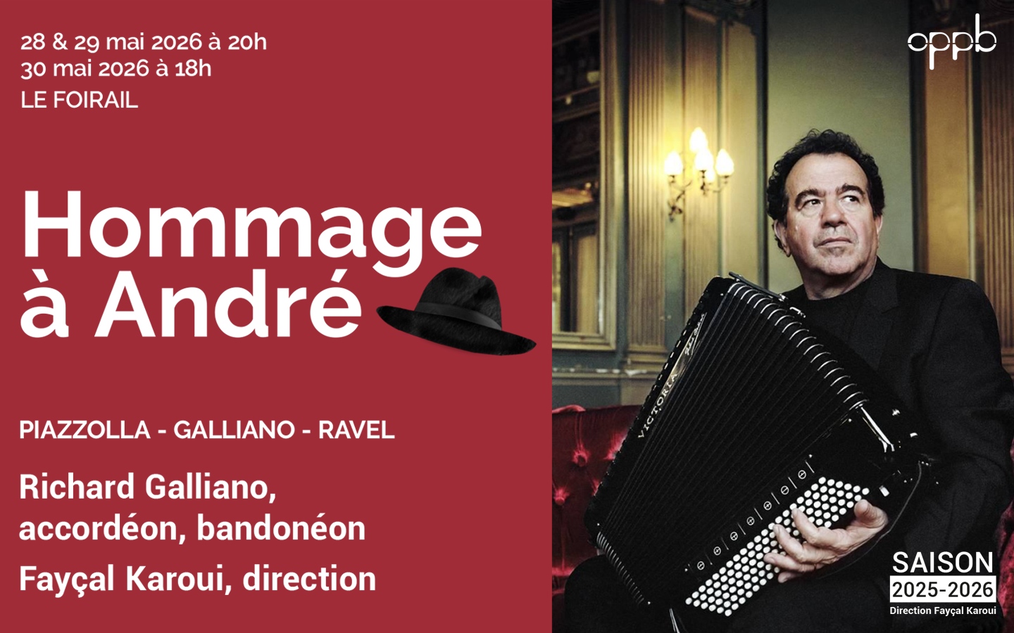 OPPB : Hommage à André — visuel événement