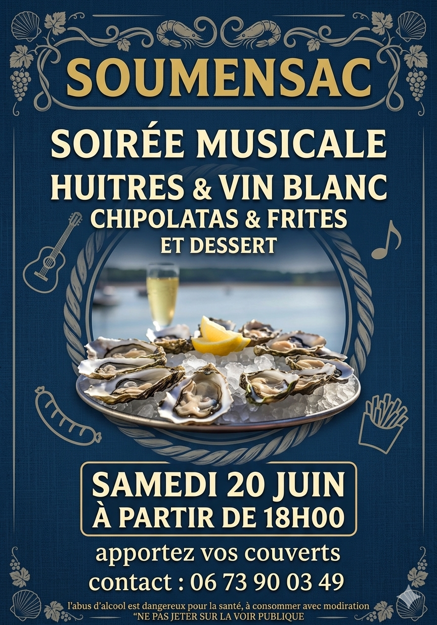 Soirée Huîtres et Chipolatas, Soumensac - photo 8