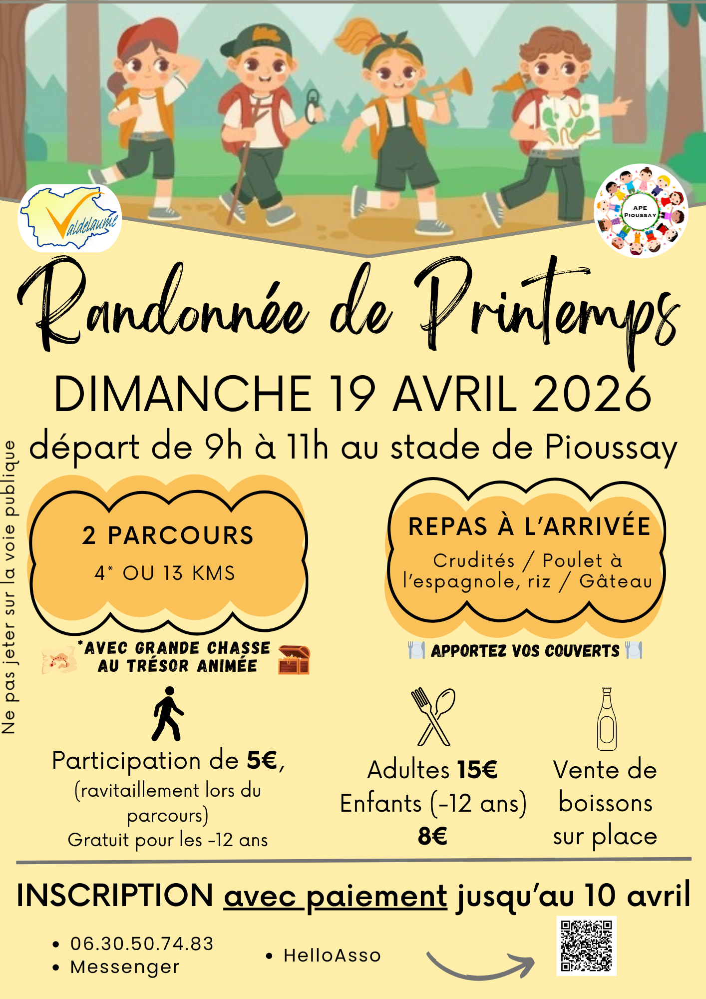 Randonnée de printemps #2 — visuel événement