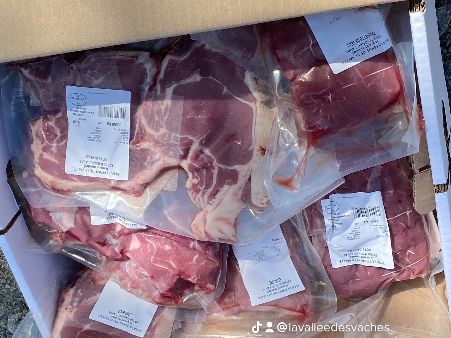 Ferme de la vallée des vaches - Veau rosé