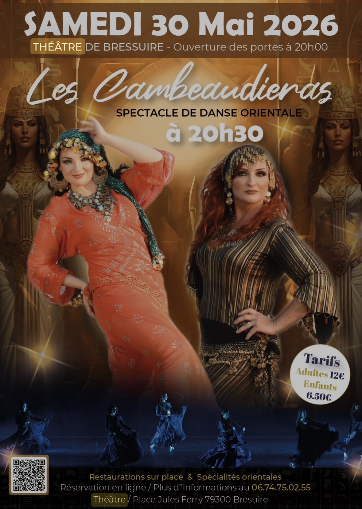 Spectacle de danse orientale — visuel événement