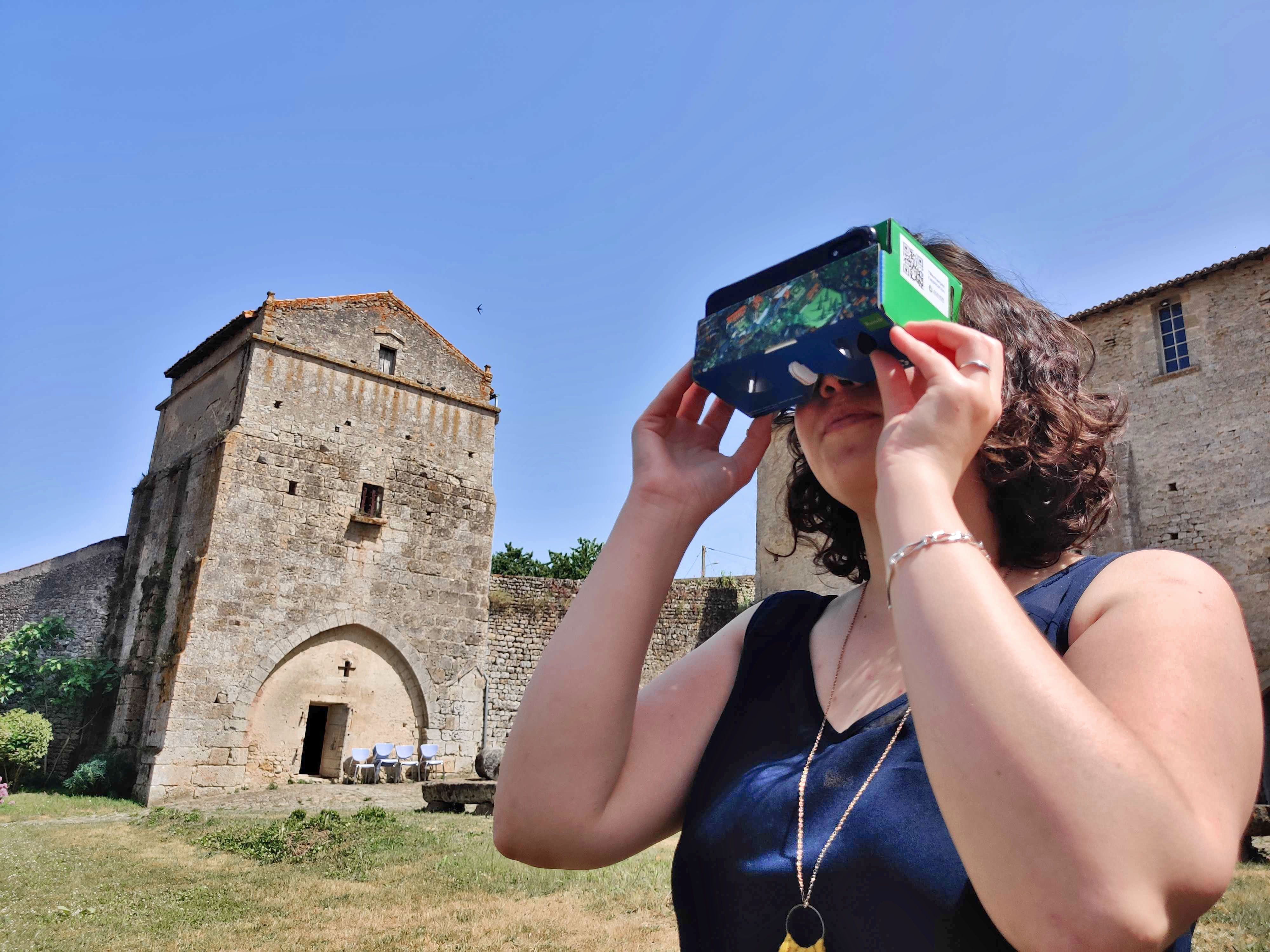 Réalité virtuelle à Airvault, dans le Cadre des Mercredis de l'Été en Airvaudais-Val du Thouet