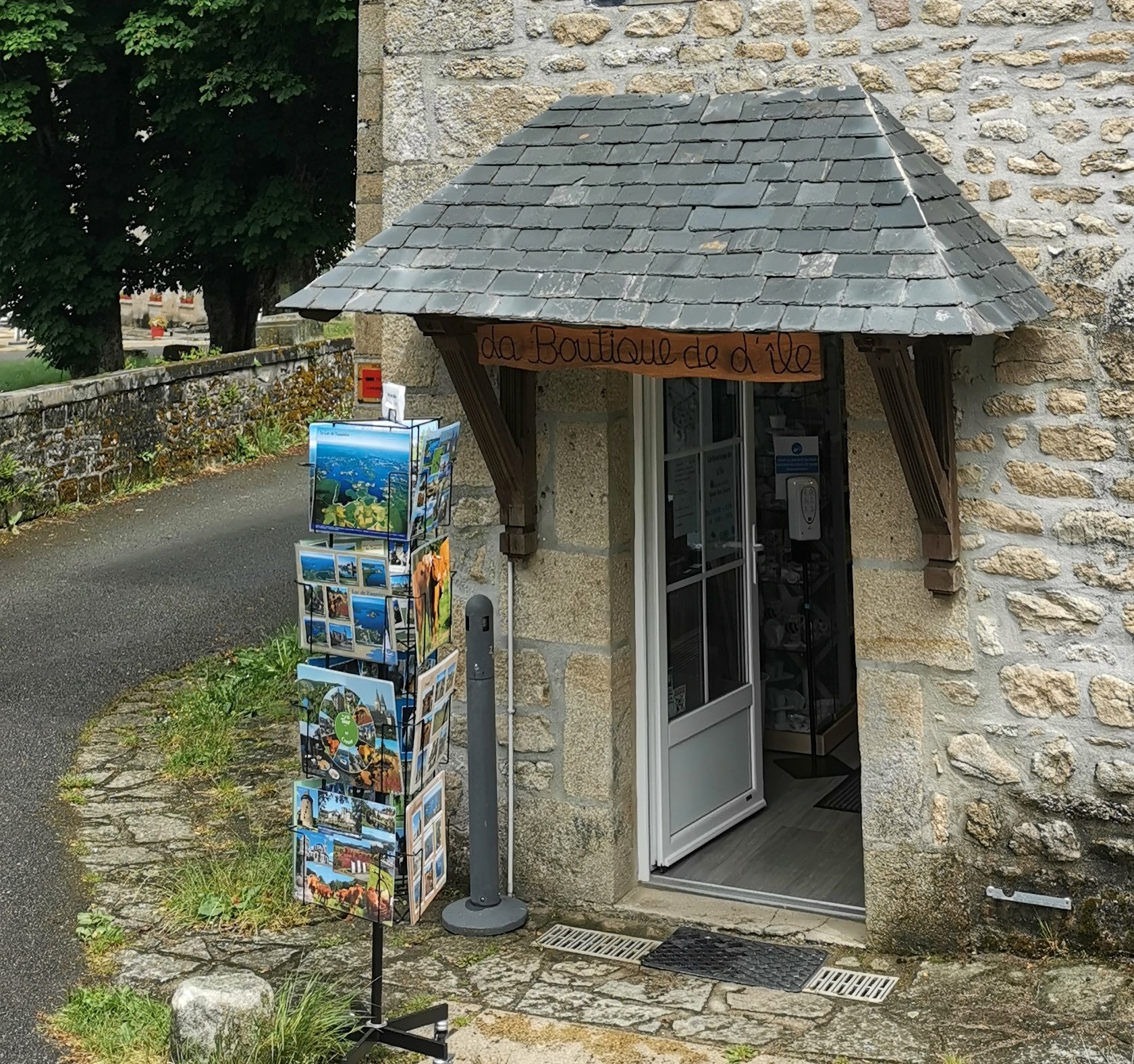 Boutique de produits régionaux de l'île de Vassivière