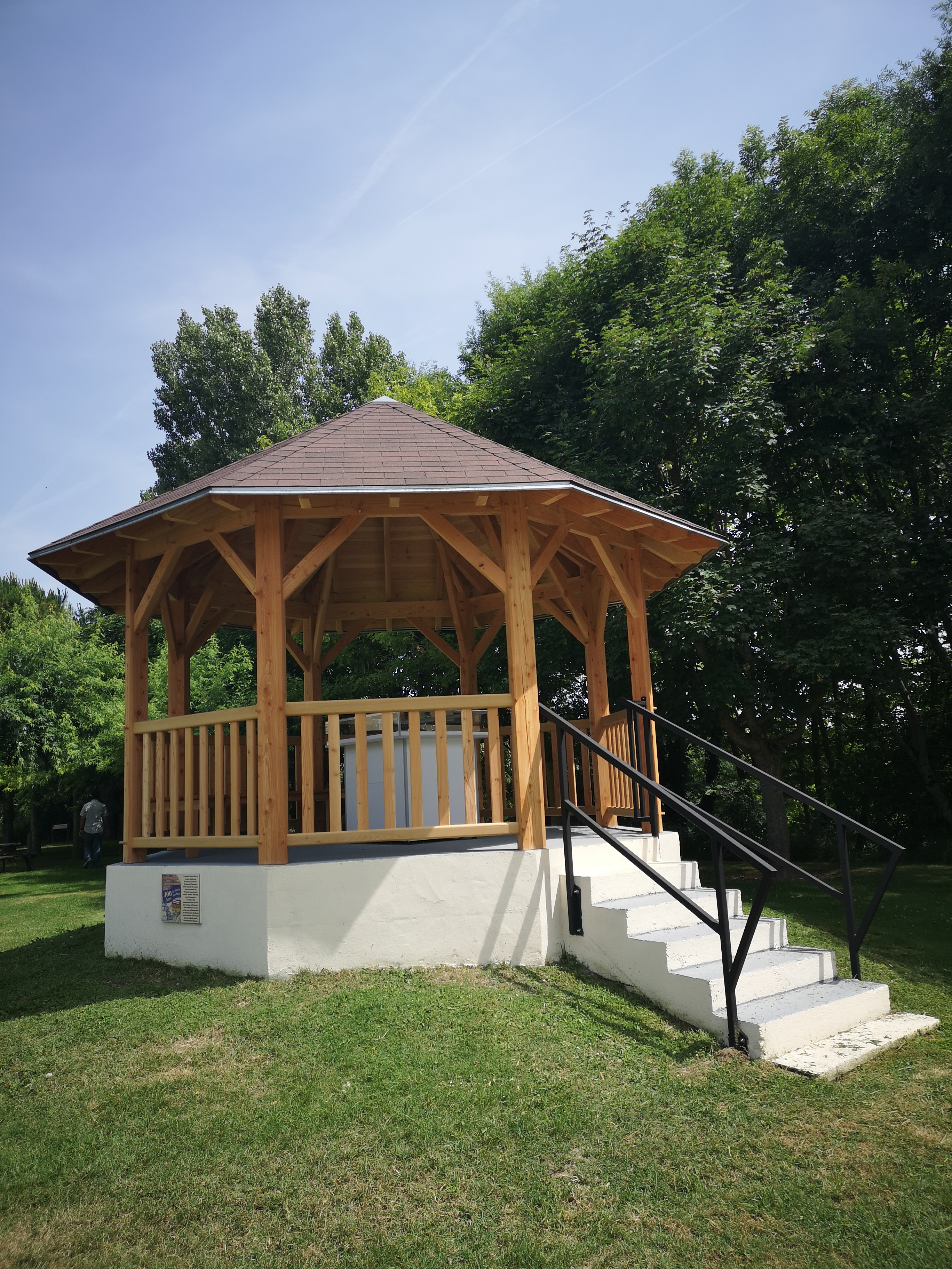 Kiosque et maquette historique de la place forte de Garonne