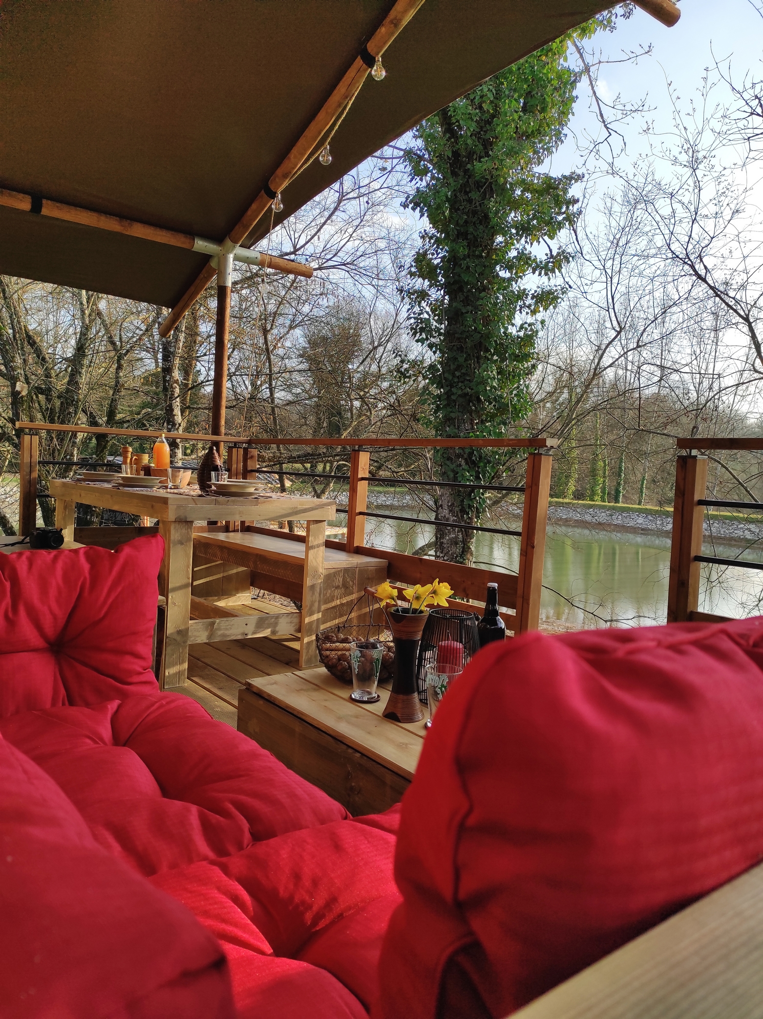 La toile du Berger - Domaine de la Clauzade, Saint-Germain-les-Vergnes