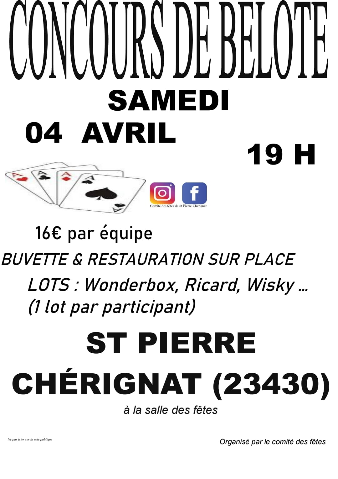 Concours de belote