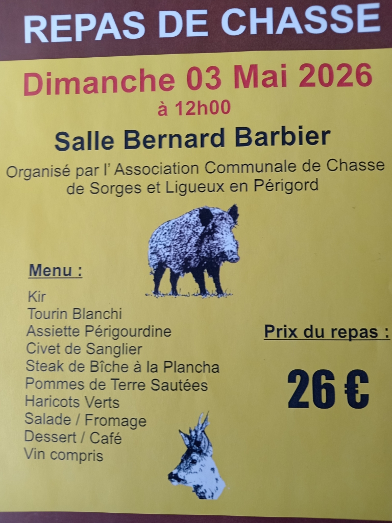 Repas de Chasse — visuel événement