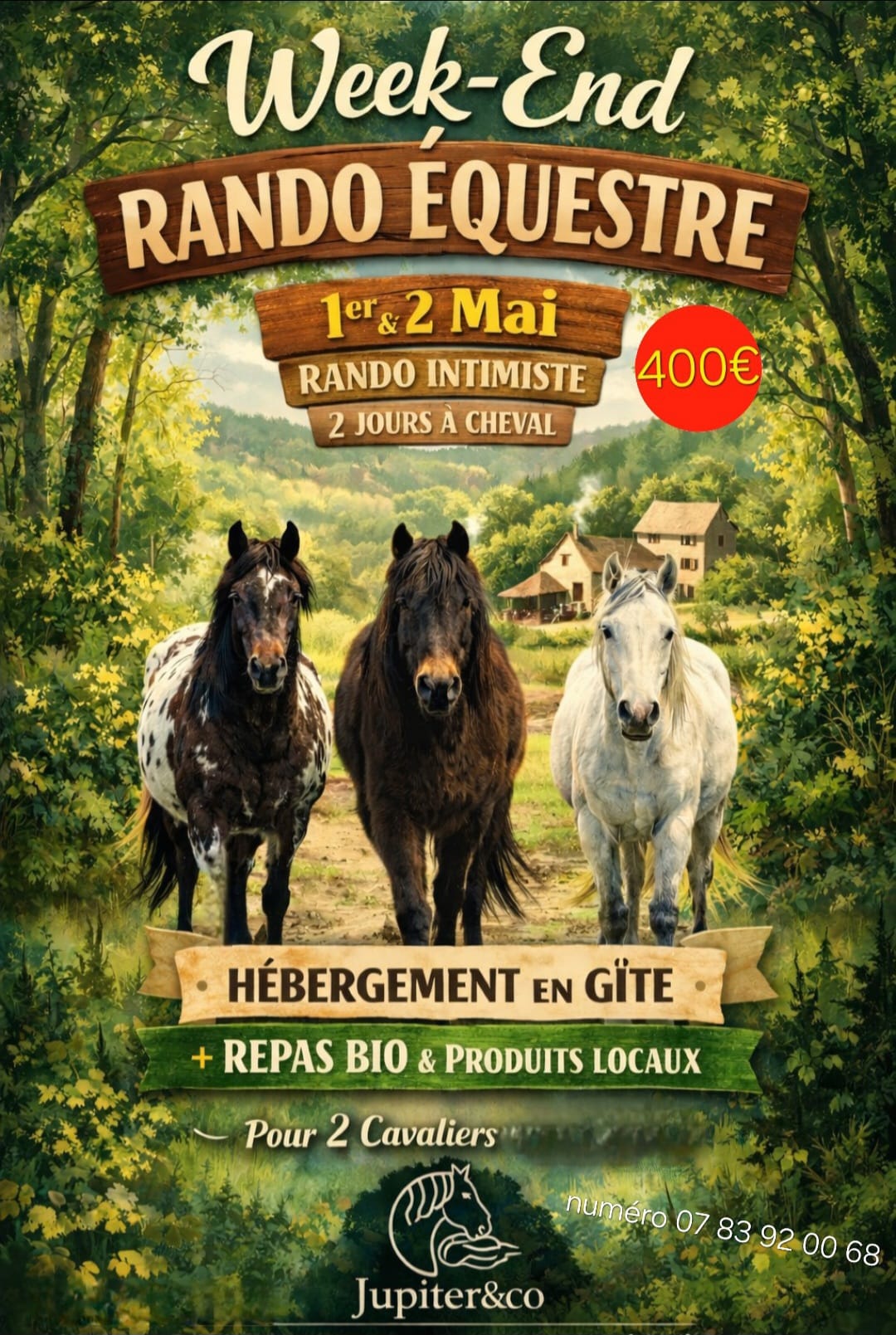 Randonnée équestre — visuel événement