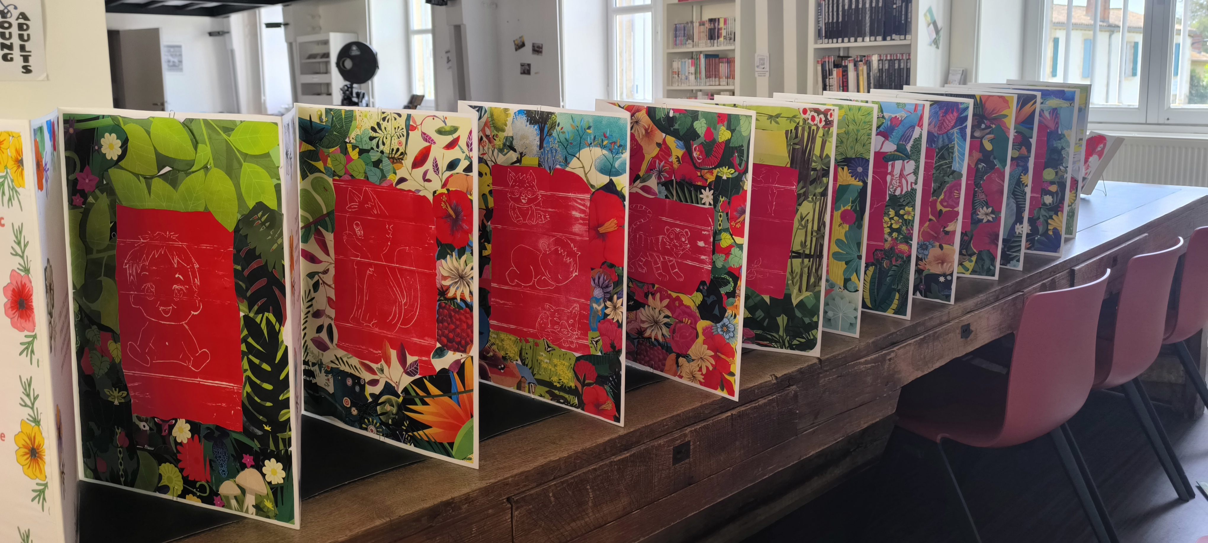 L'heure du conte avec le livre accordéon — visuel événement