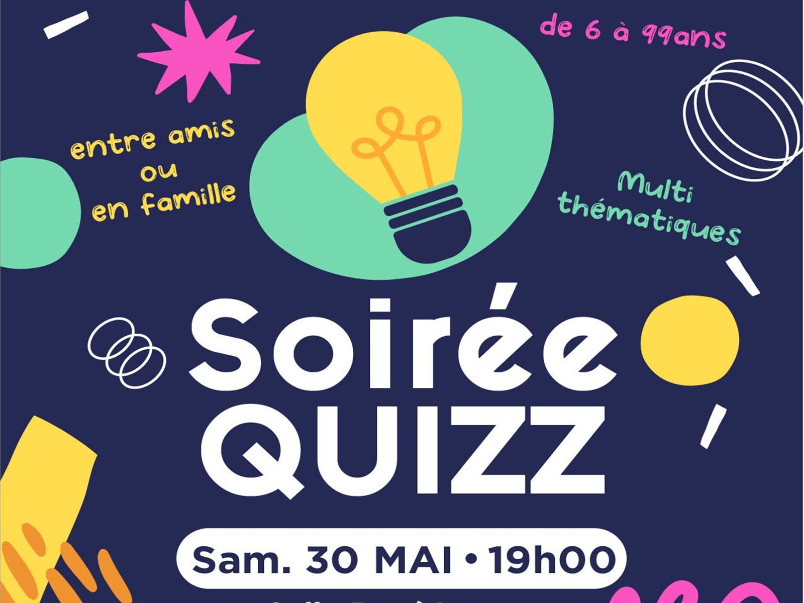 Soirée quiz multithématique — visuel événement