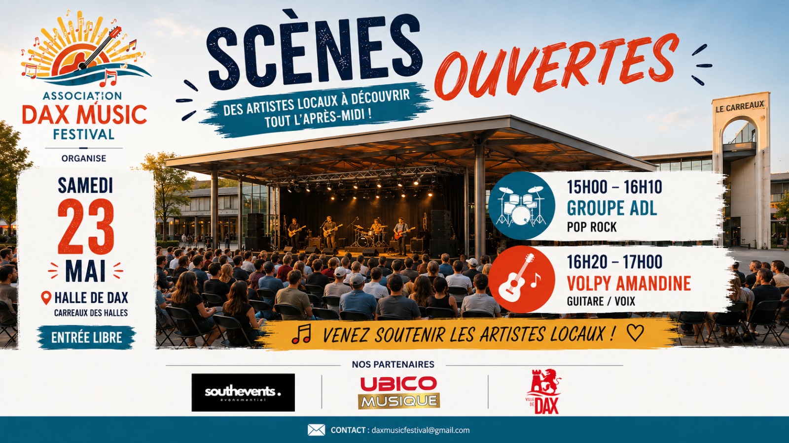 SCÈNES OUVERTES — visuel événement
