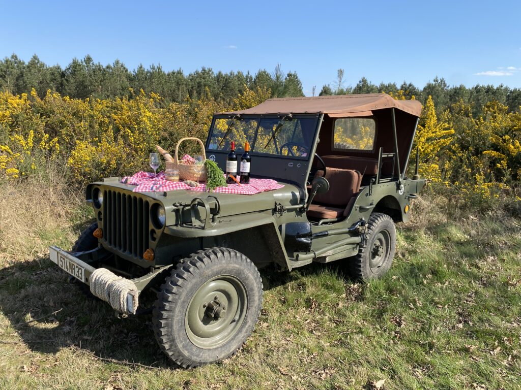 Balade en Méhari-Jeep dans les vignes
