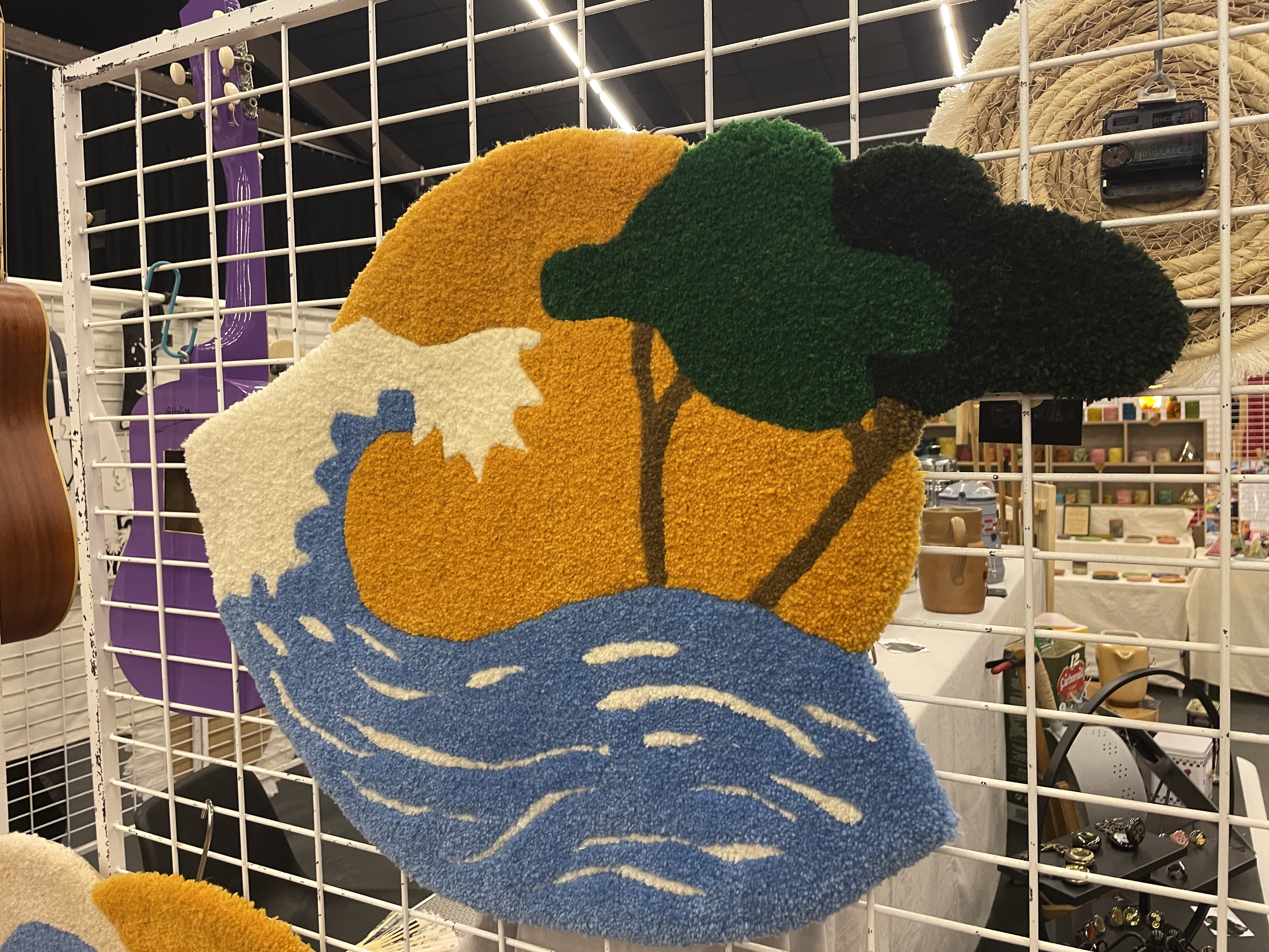 Anke Loedts - Tapis fait main -créations et stages « Initiation Tufting » - photo 3