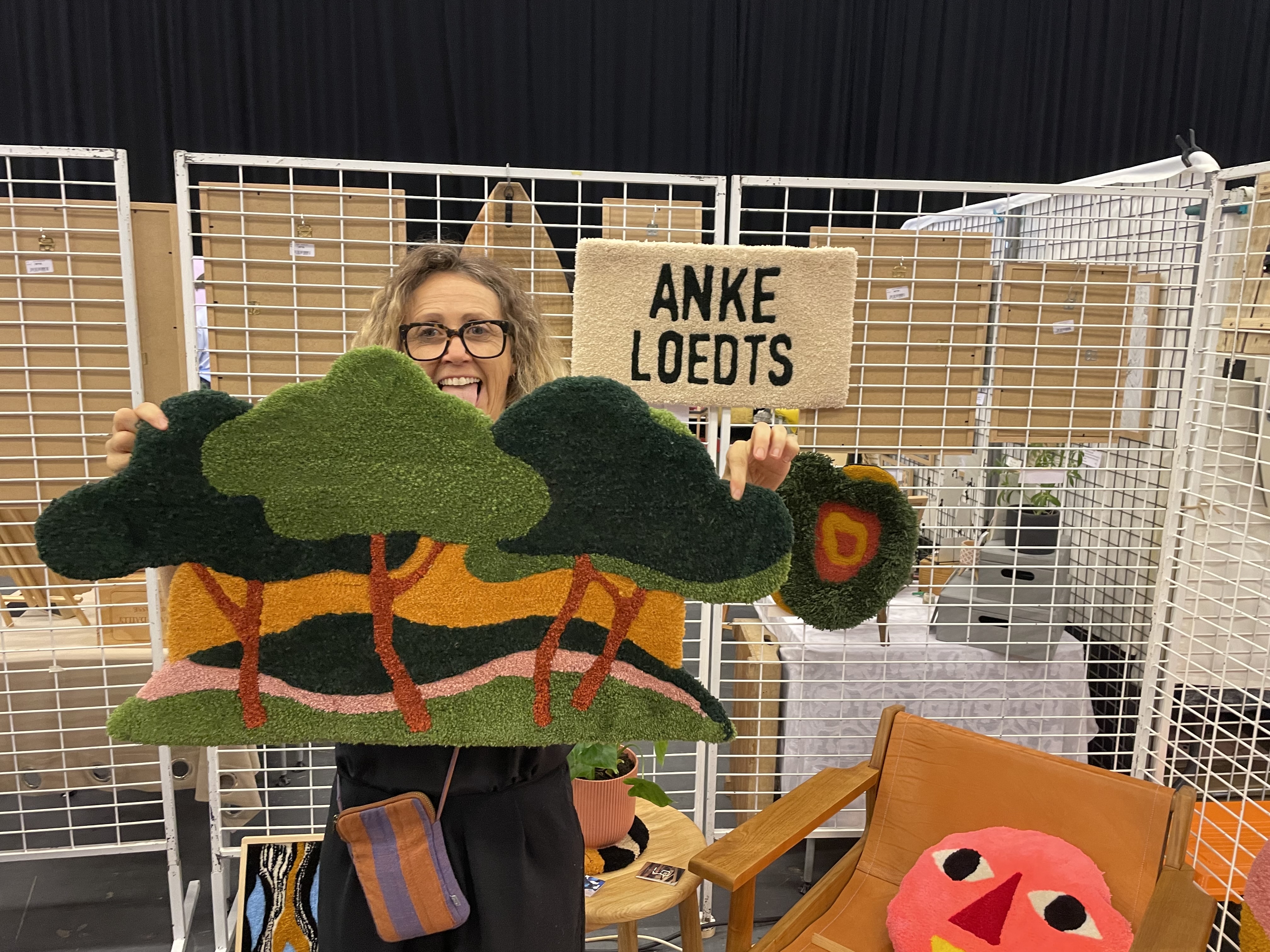 Anke Loedts - Tapis fait main -créations et stages « Initiation Tufting »