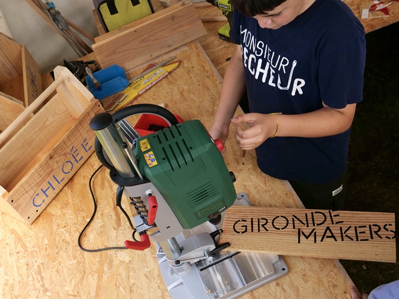 Atelier bois avec Gironde Makers