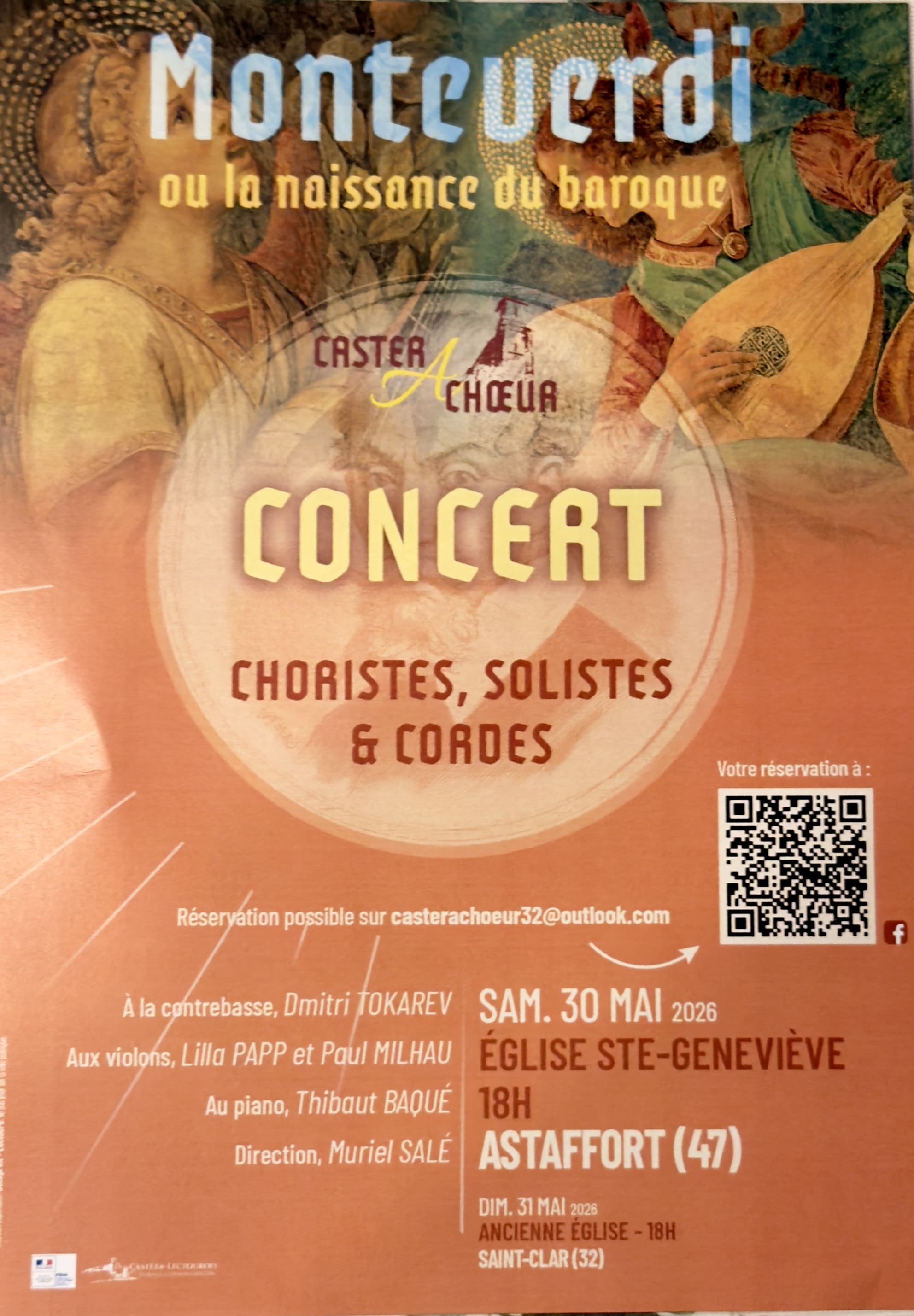 Concert Monteverdi ou la naissance du baroque
