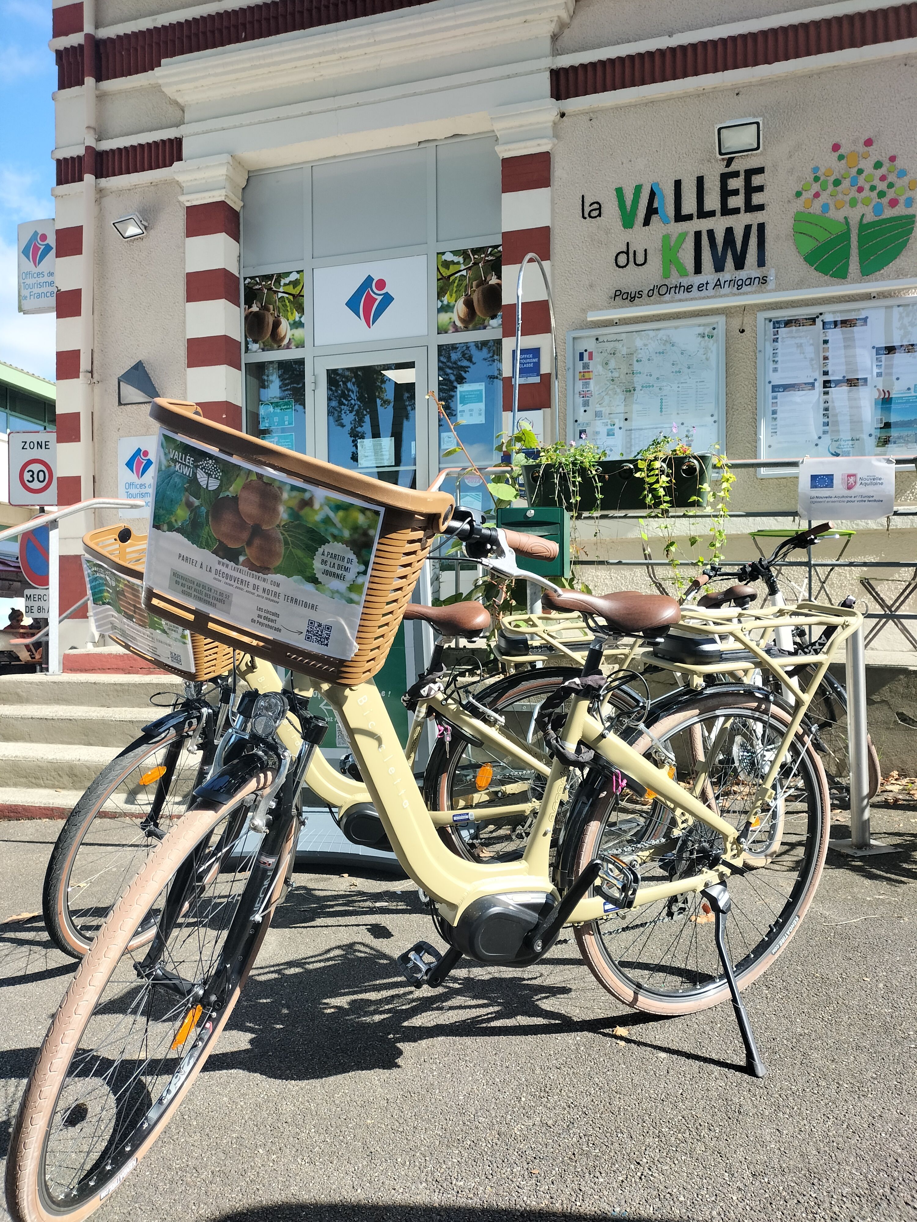 Balade vélo entre La Vallée du Kiwi et le Pays de Bidache