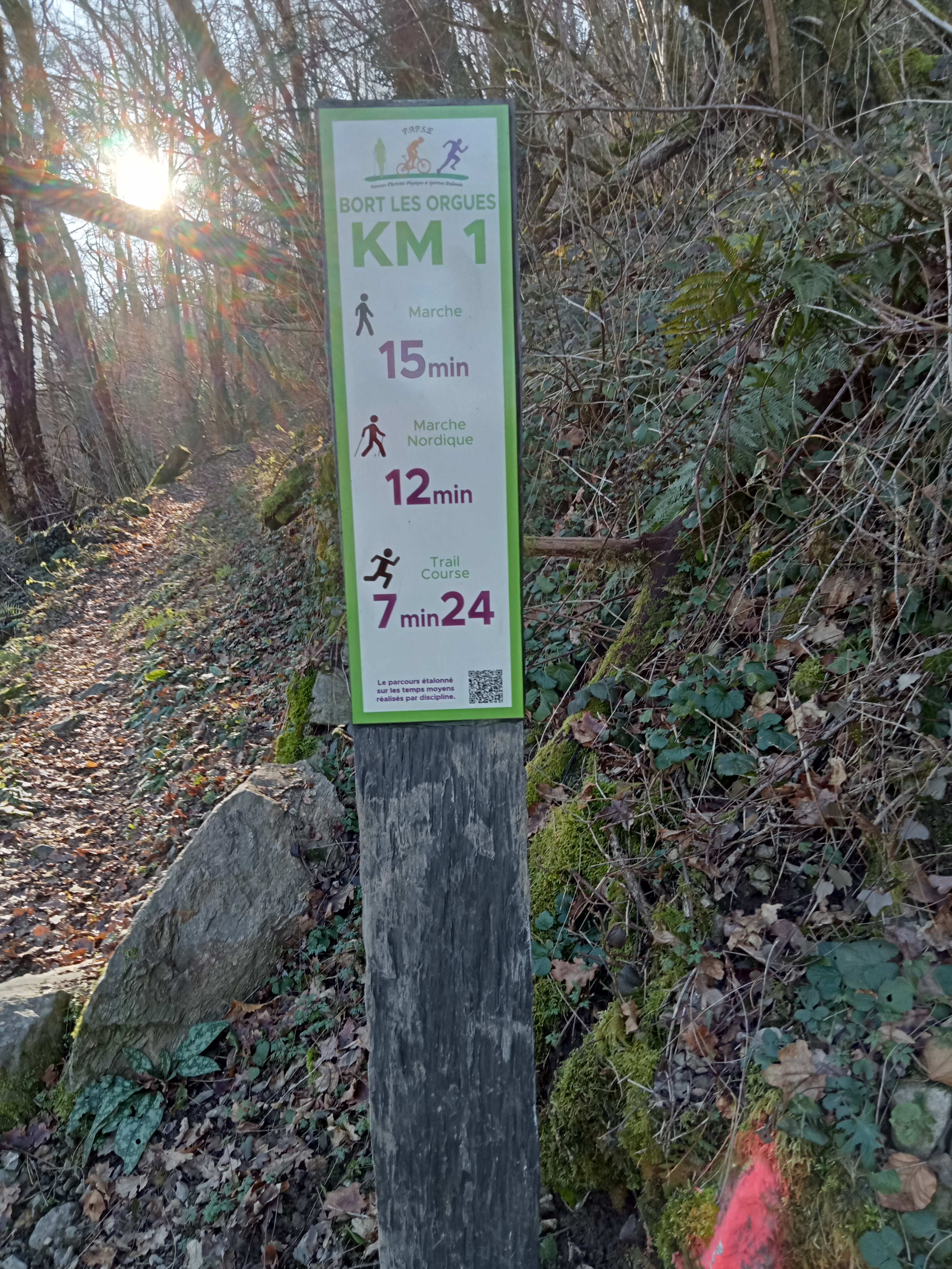 La montée aux Orgues par les chemins du Sacristain et de la Vierge - Parcours PAPSE - 7 km