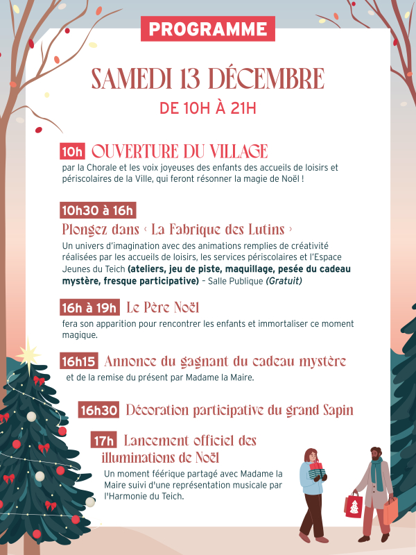 Le Village de Noël du Teich.