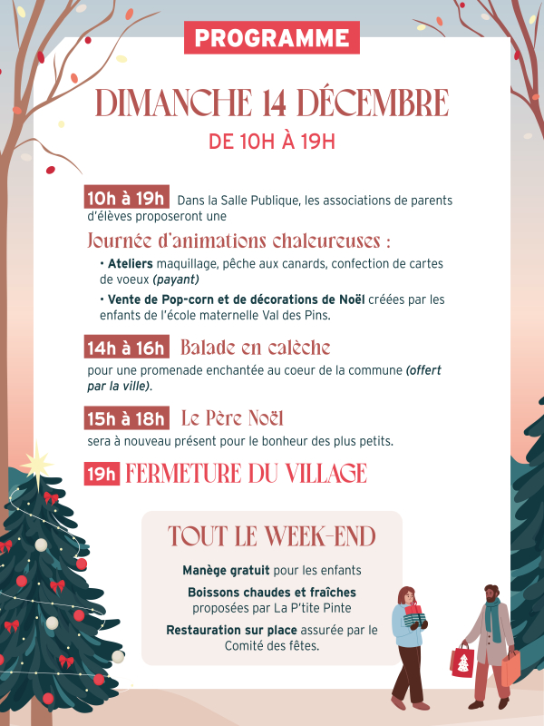 Le Village de Noël du Teich.