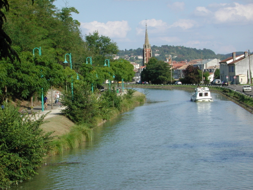 La ville d'Agen, vue du coteau de l'Ermitage — Randonnées pédestres à Lot-et-Garonne
