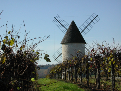 Le Moulin de Marquet, dans les vignes de Villeneuve-de-Duras, Villeneuve-de-Duras