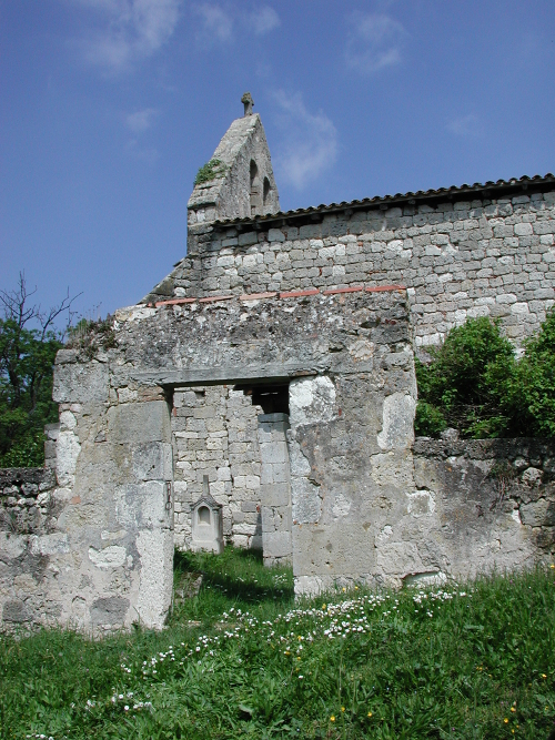 Quittimont, une église traditionnelle à clocher-mur, Lacépède - photo 2