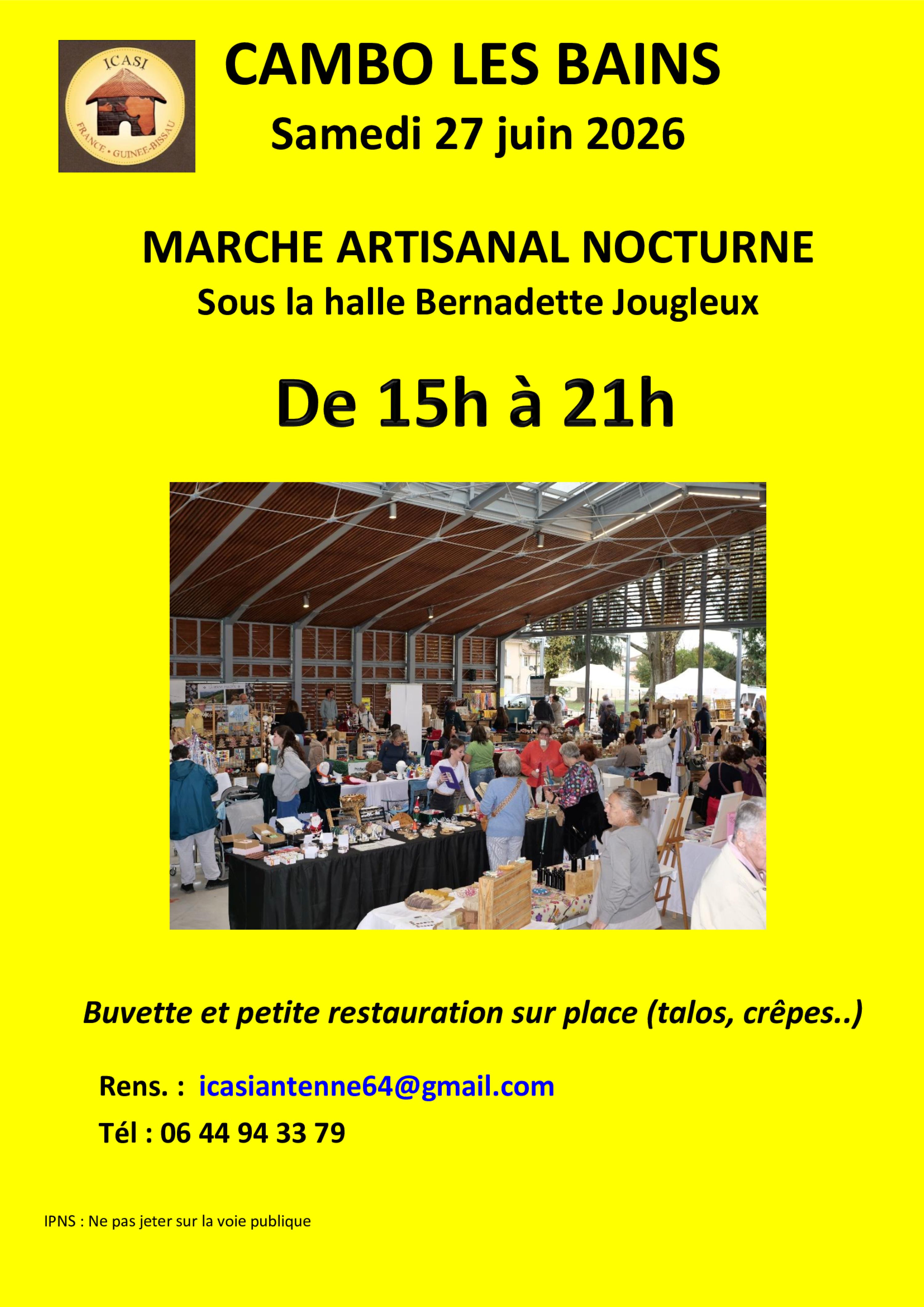 Marché artisanal nocturne