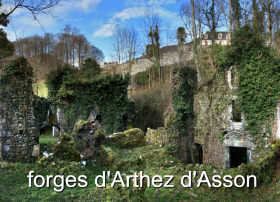 Circuit de découverte du patrimoinne d'Arthez d'Asson (forges, mines...)