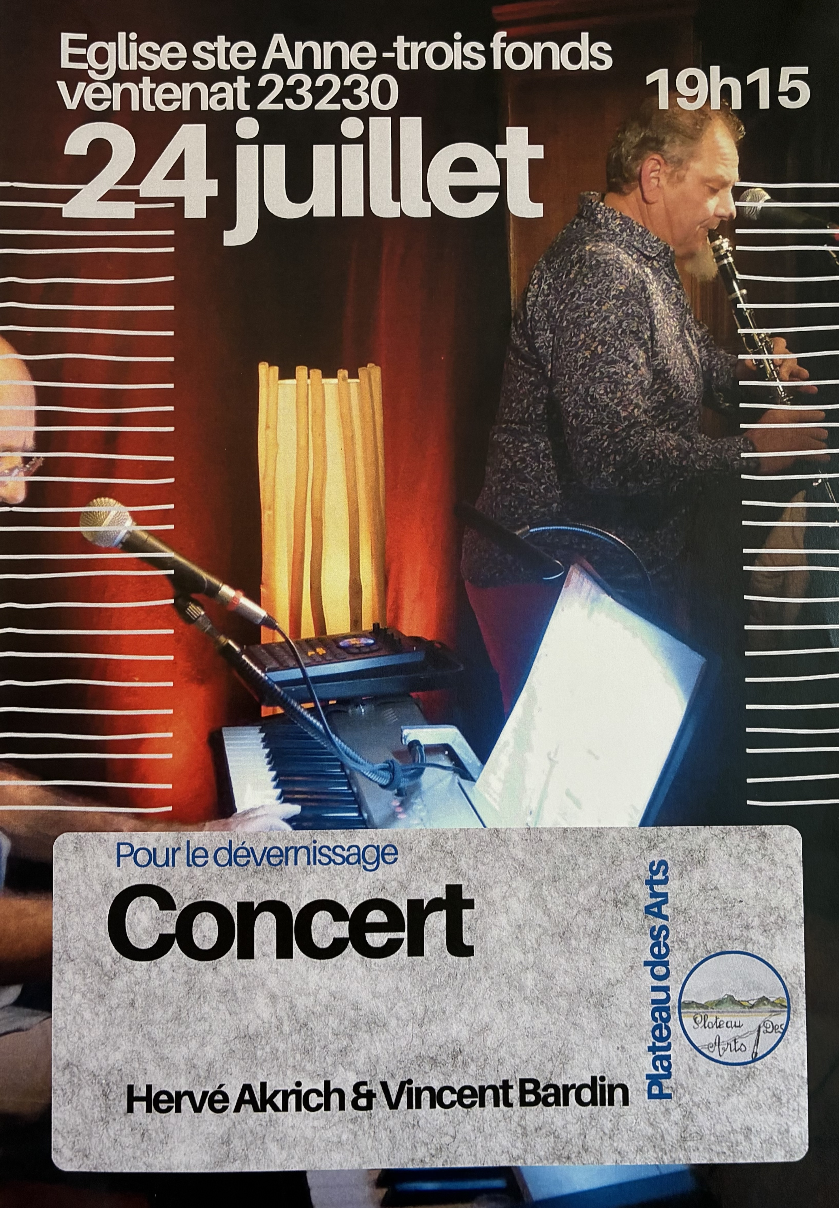 Dévernissage & concert - Le Plateau des Arts