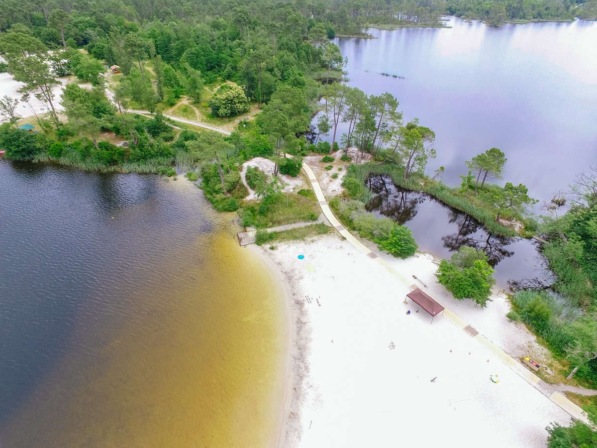 Grande boucle autour des lacs d'Hostens, Hostens