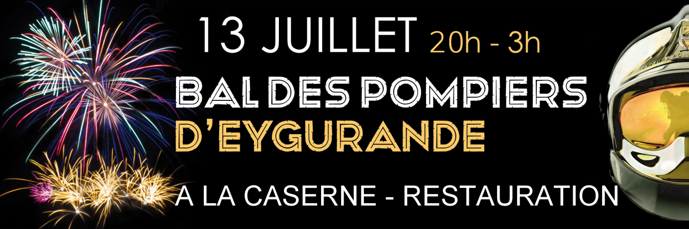 Bal des Sapeurs Pompiers — visuel événement