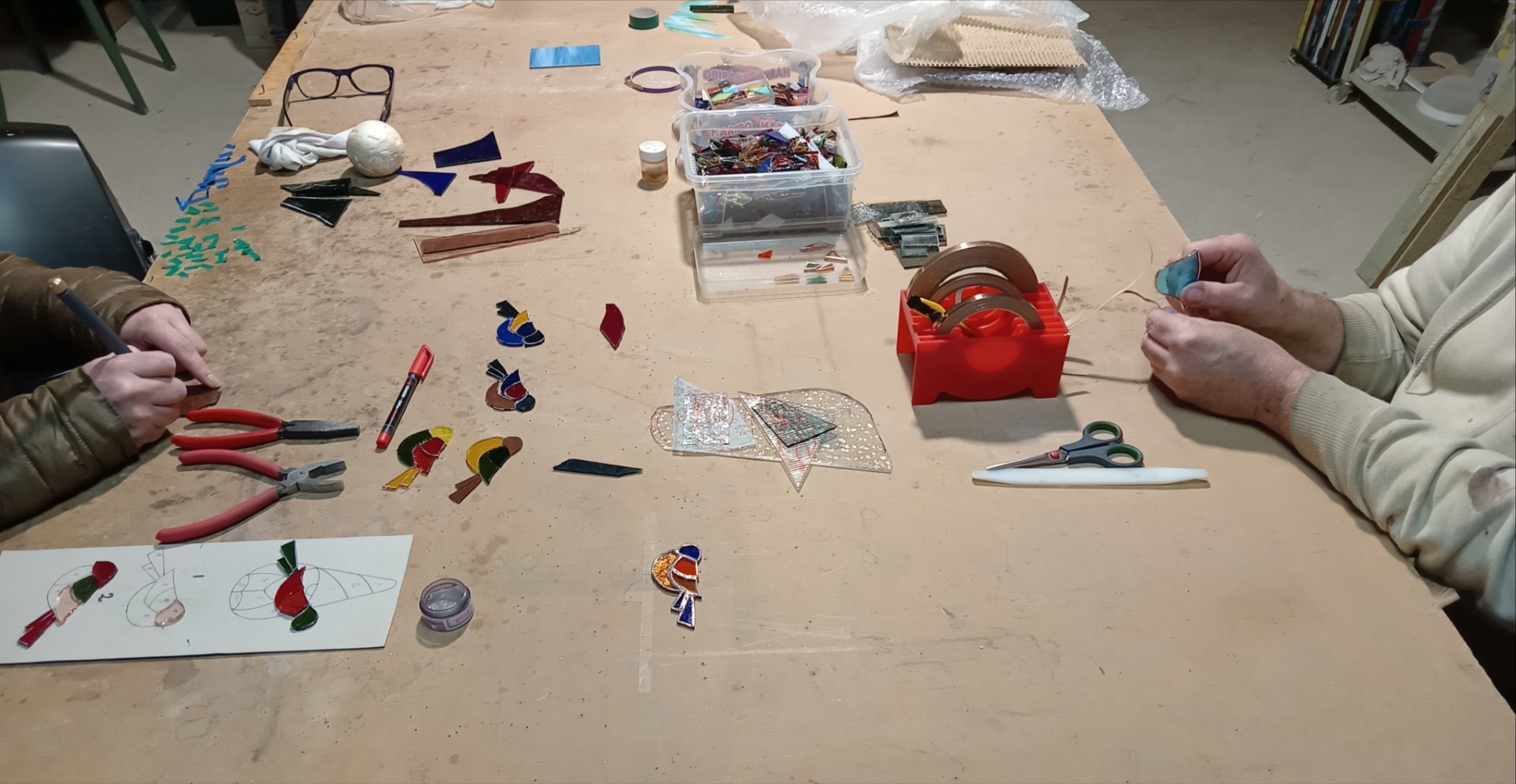 Initiation au vitrail au plomb ou Tiffany - JEMA