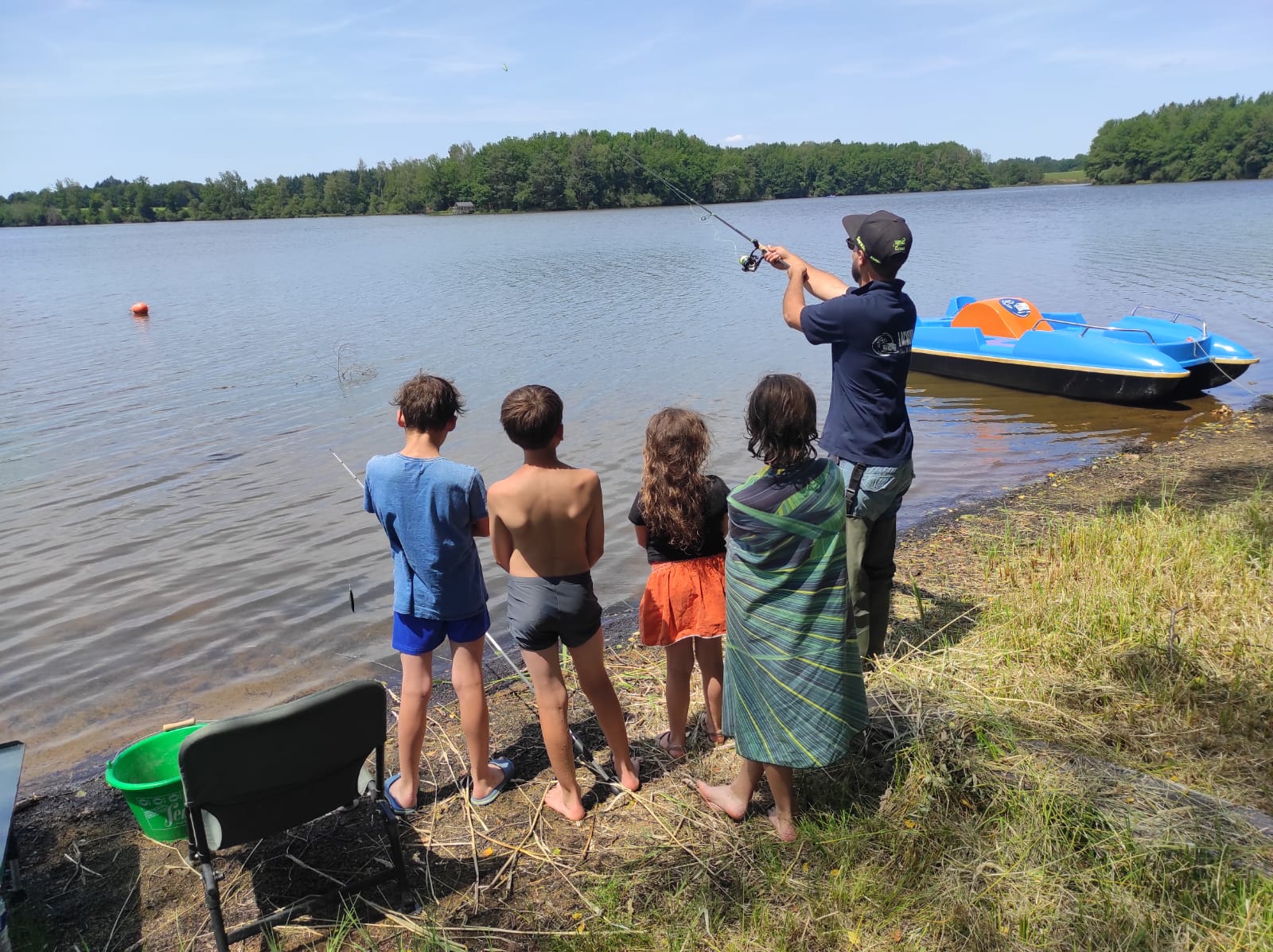 Séance d'initiation à la pêche pour les enfants - Lacustra