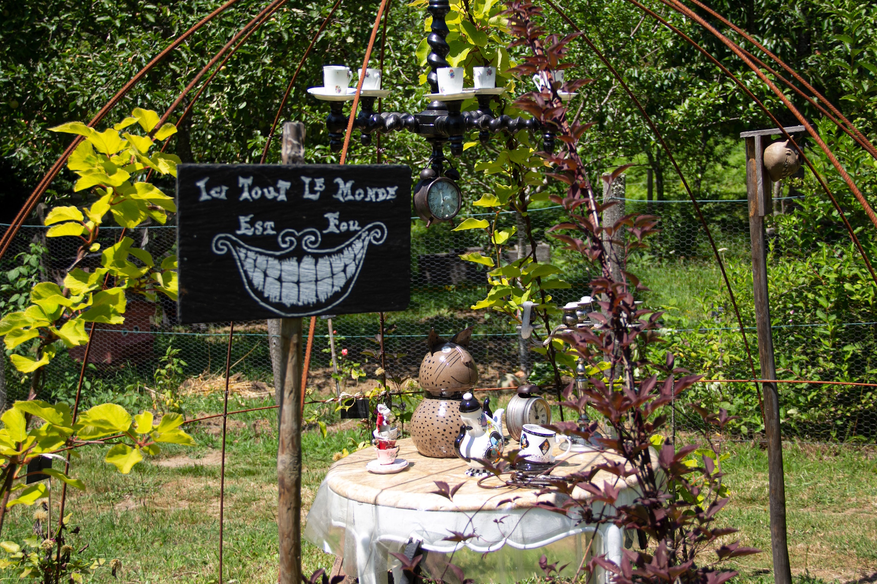 Jardin insolite - Le pré en bulle