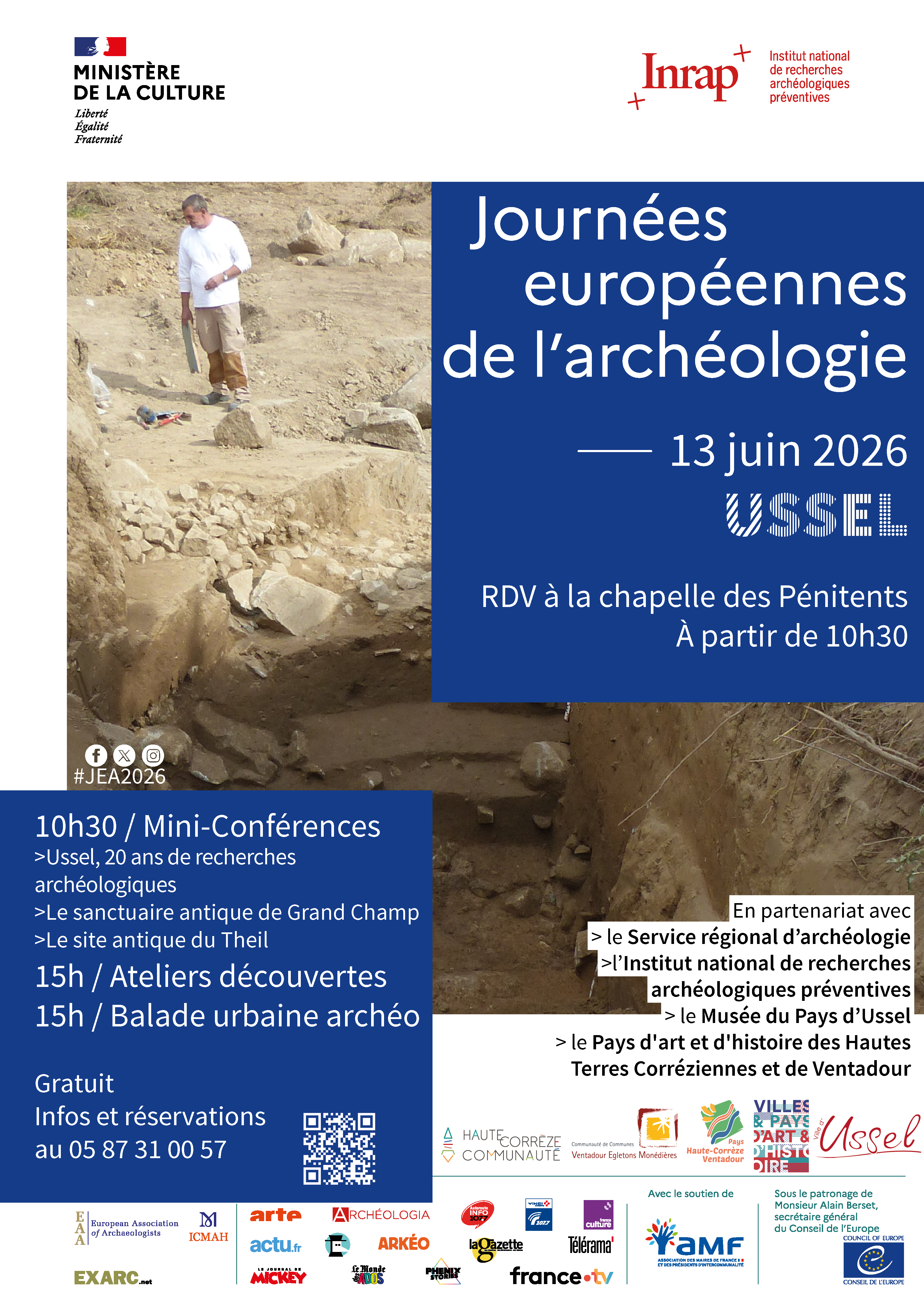Ussel déterre son histoire - Journées Nationales de l'Archéologie