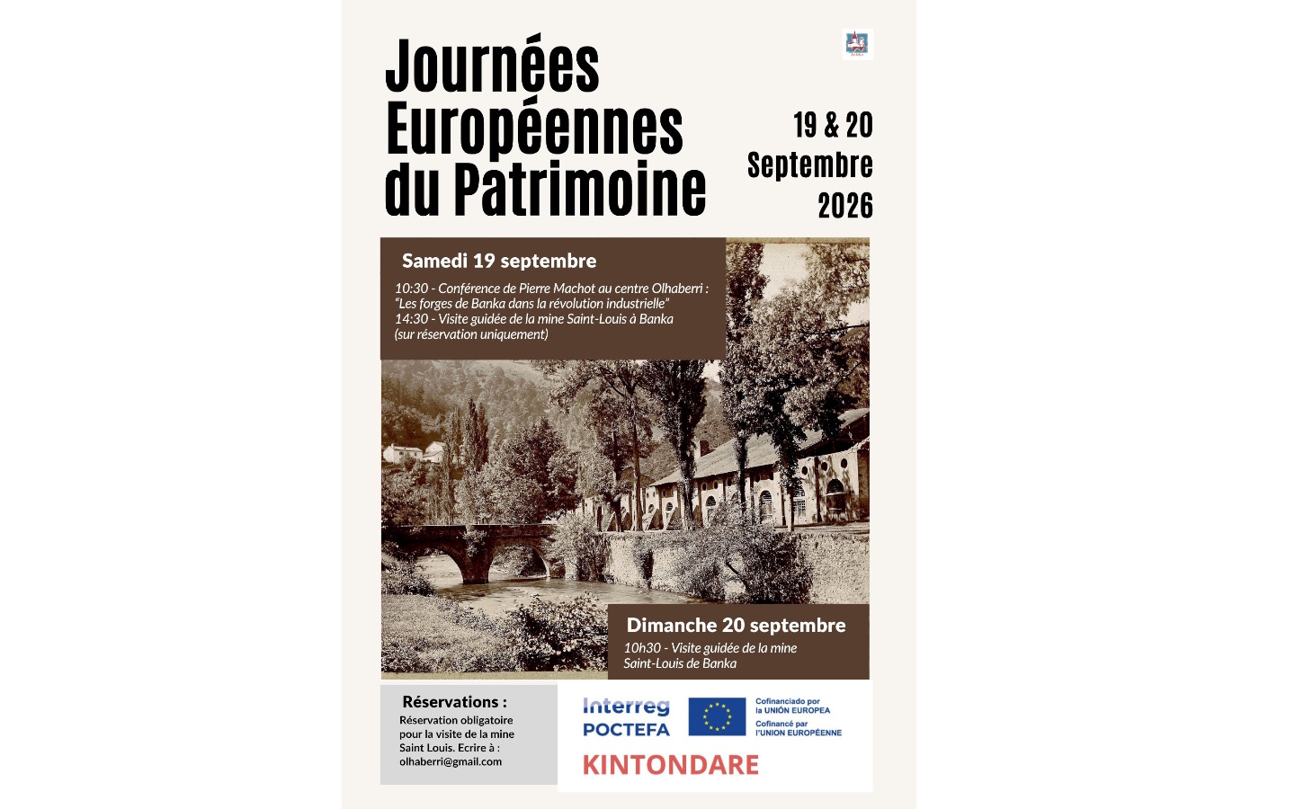 Journées Européennes du Patrimoine : visite guidée de la mine Saint-Louis