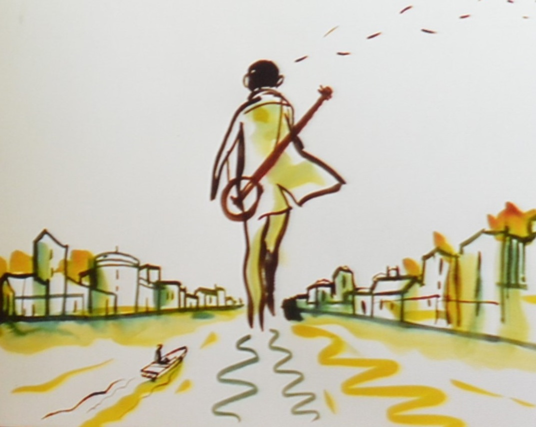 Concert dessiné avec Alfred et JP Nataf du groupe “Les Innocents”