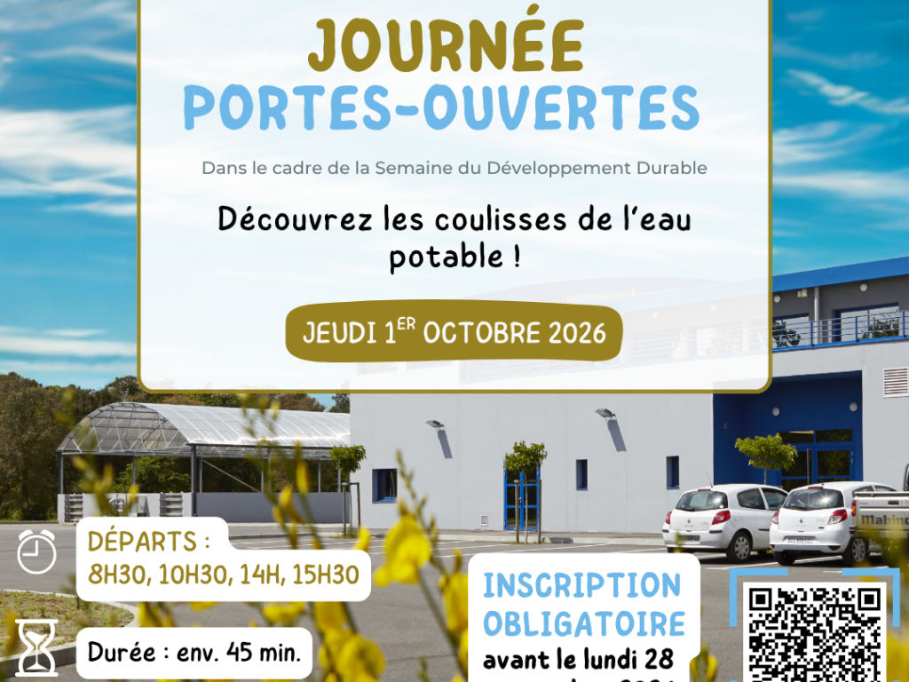 Journée portes-ouvertes : les coulisses de l'eau potable