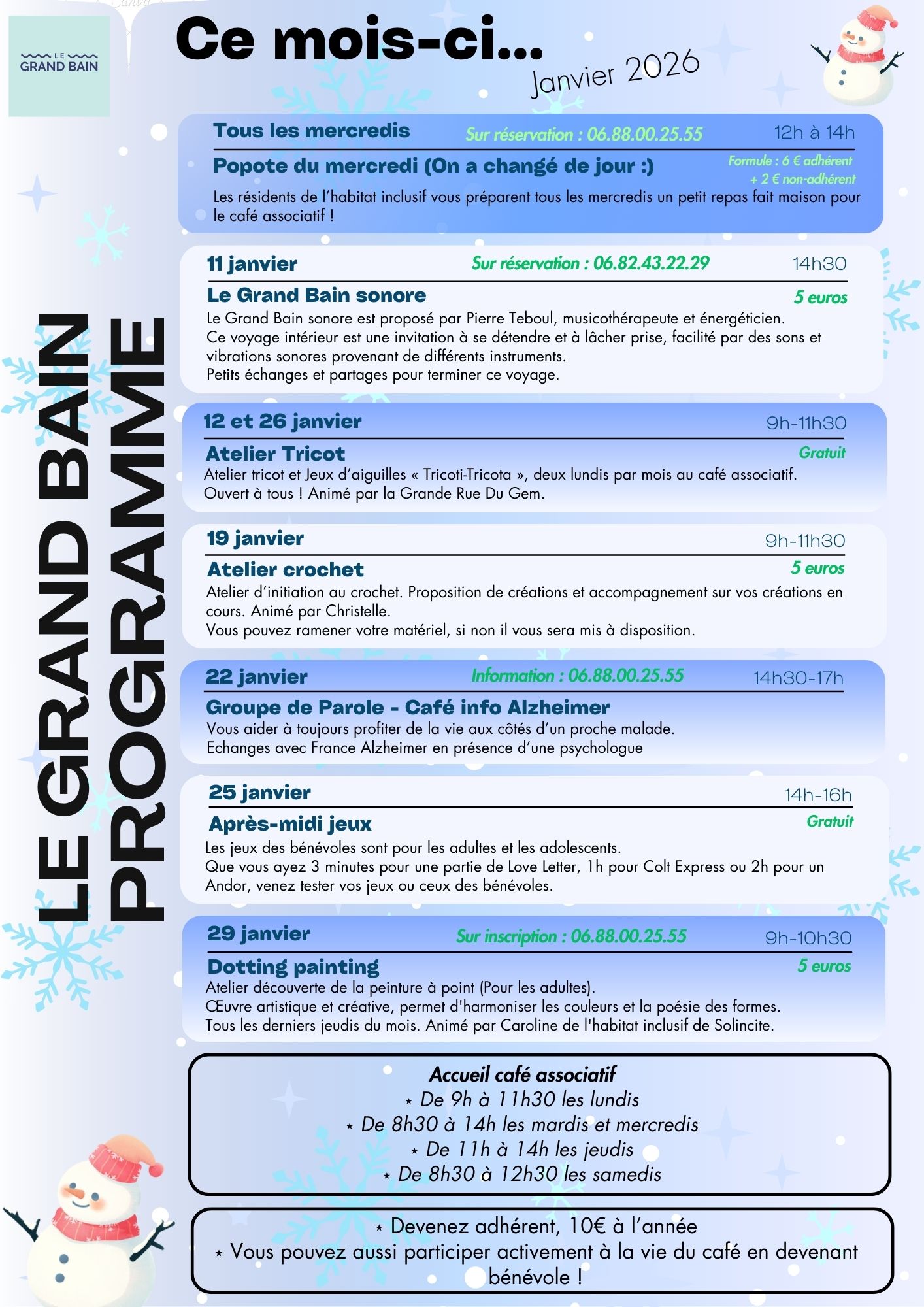 Groupe de parole - Café info Alzheimer