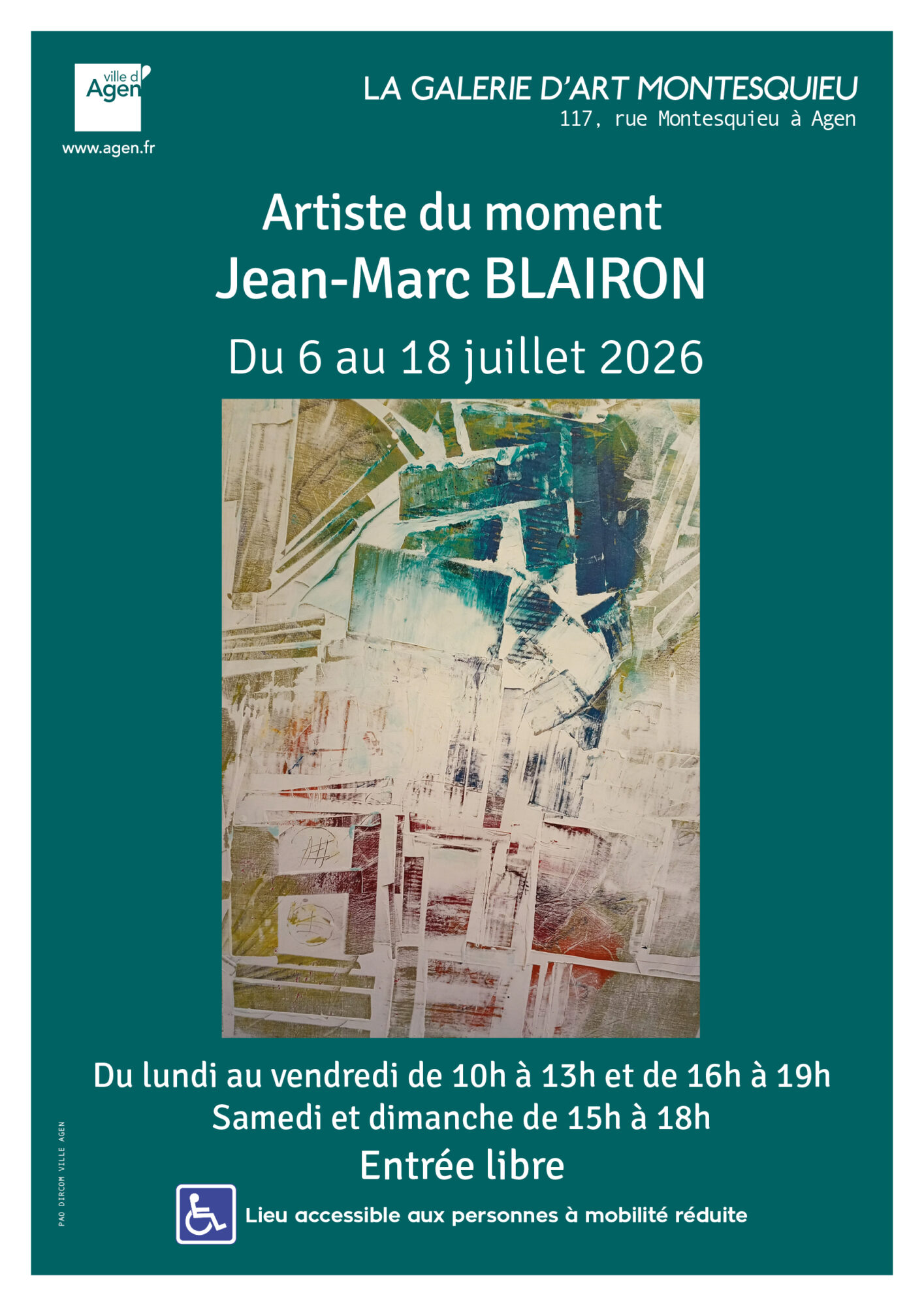 Exposition de peintures par Jean-Marc Blairon — visuel événement
